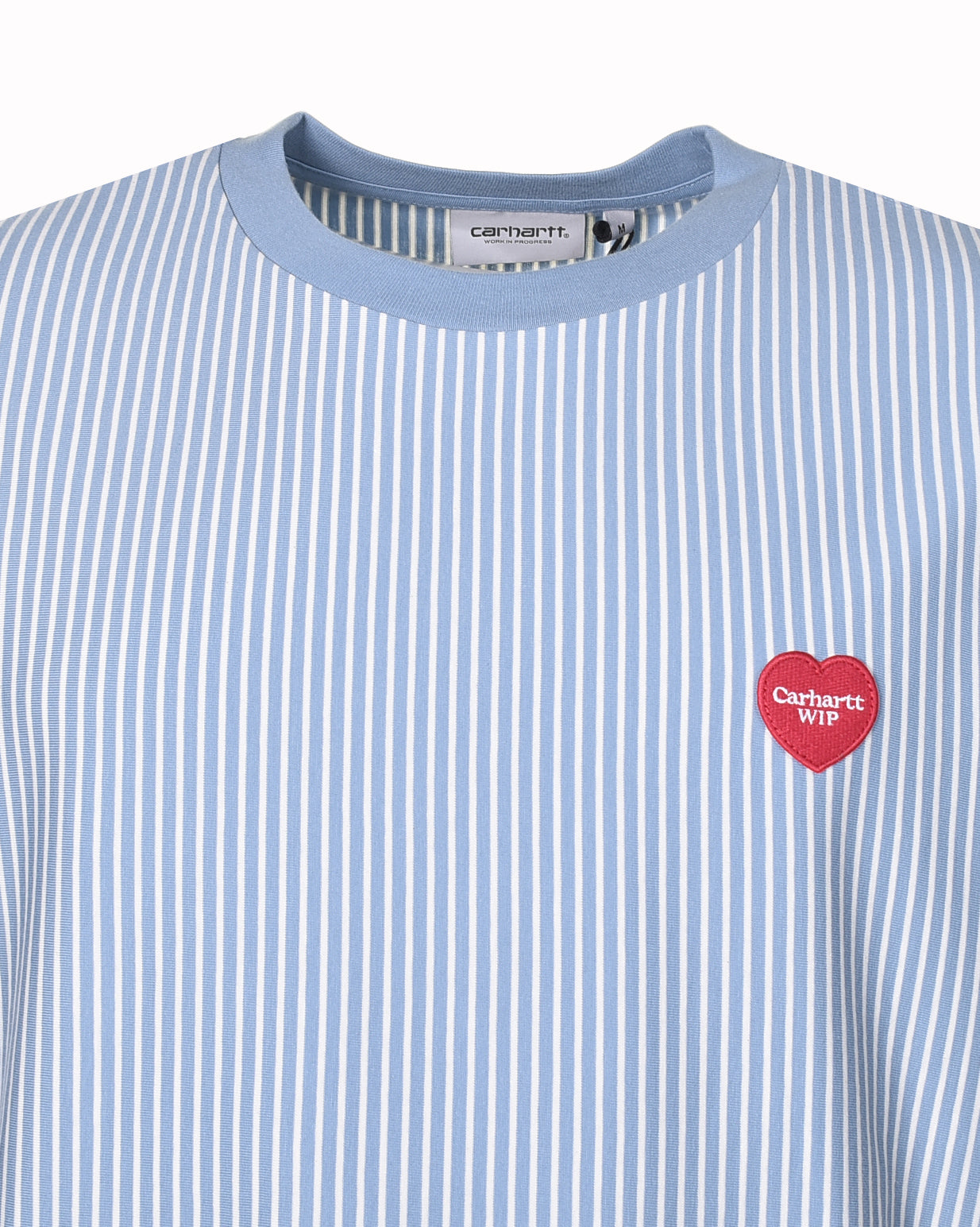 Short Sleeve Terrell Stripe T Shirt Bleach Wax