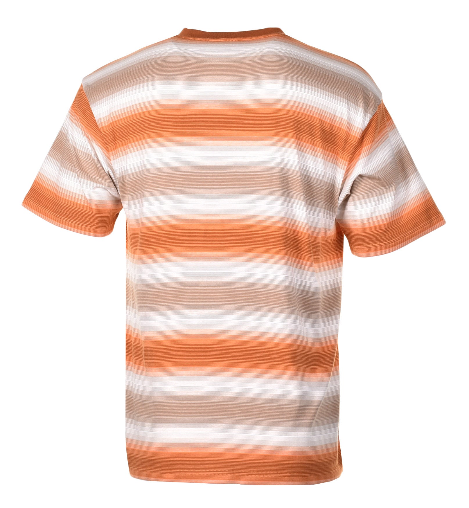 Short Sleeve Dashner Stripe T Shirt Pumpkin
