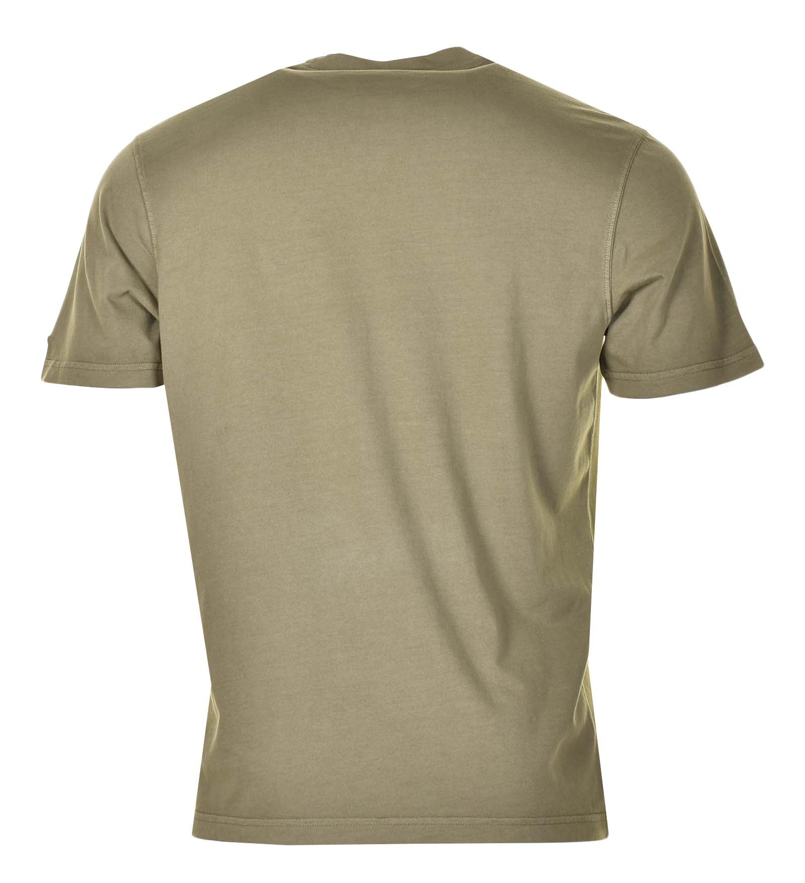 Short Sleeve Extra Soft Garment Dyed T Shirt Olive