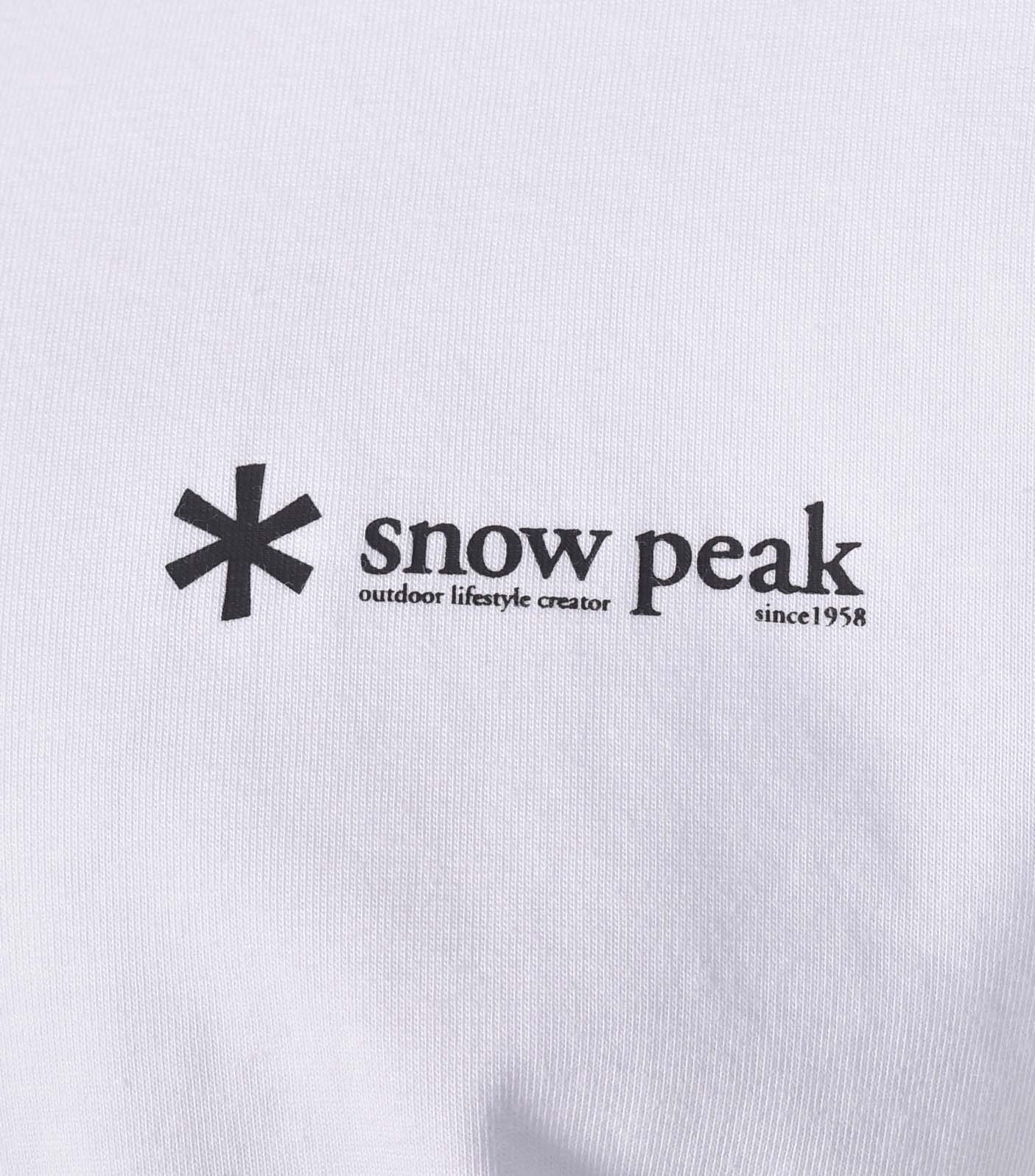 Snow Peak Logo T Shirt White