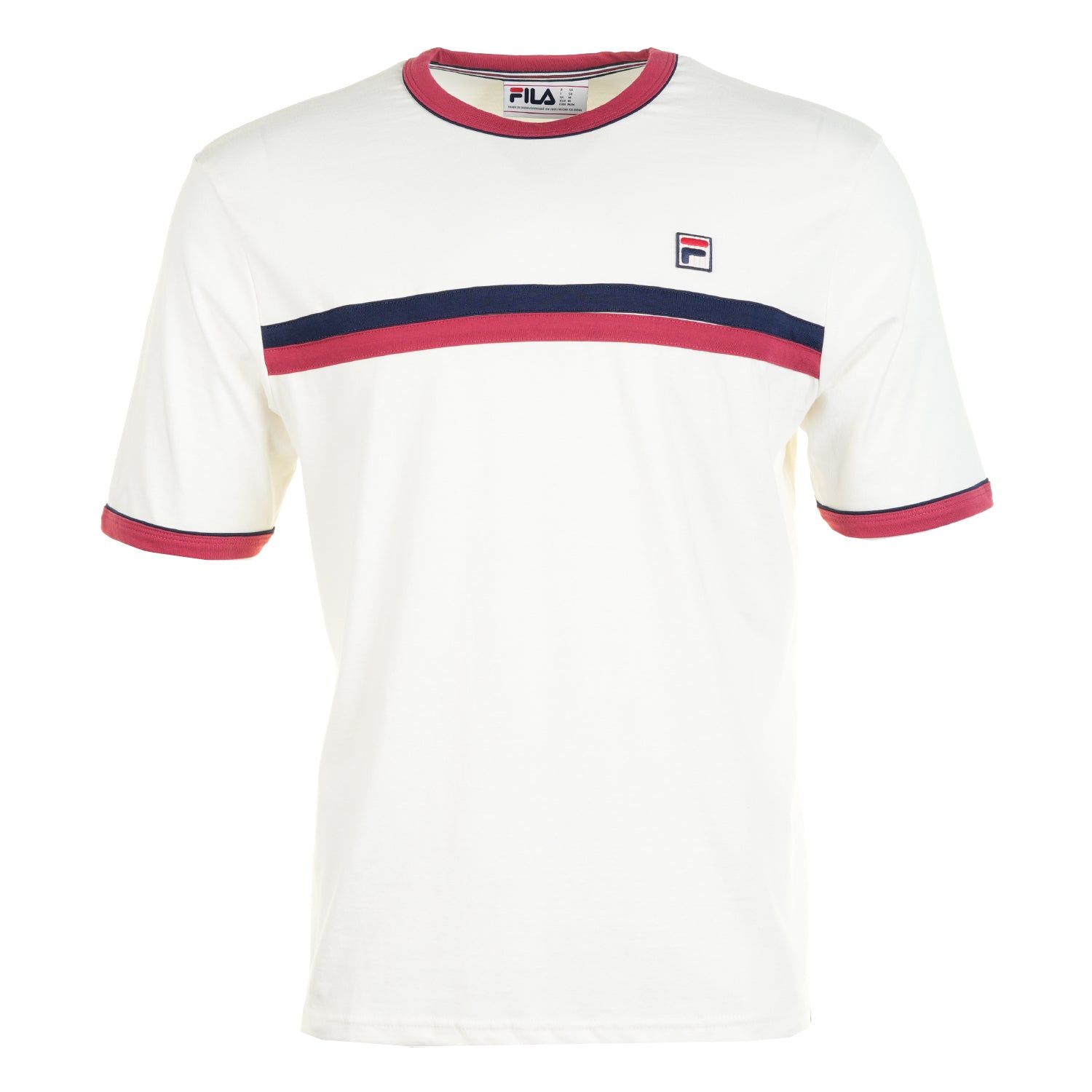 Rosario Tee Gardenia Garnet Fila Navy