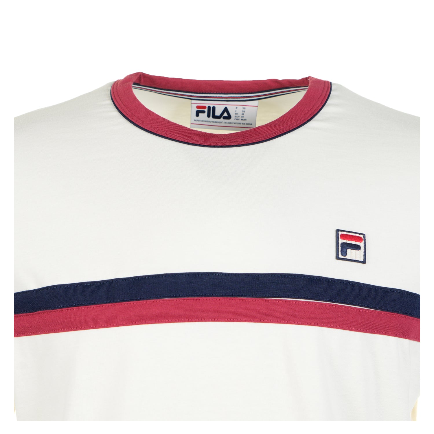 Rosario Tee Gardenia Garnet Fila Navy
