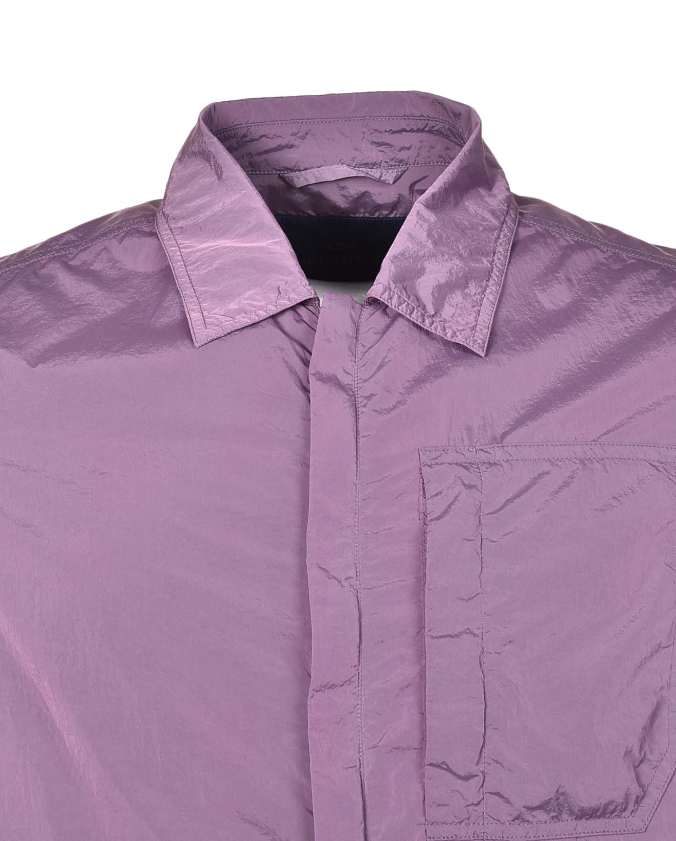 Lightweight Econyl Overshirt Purple