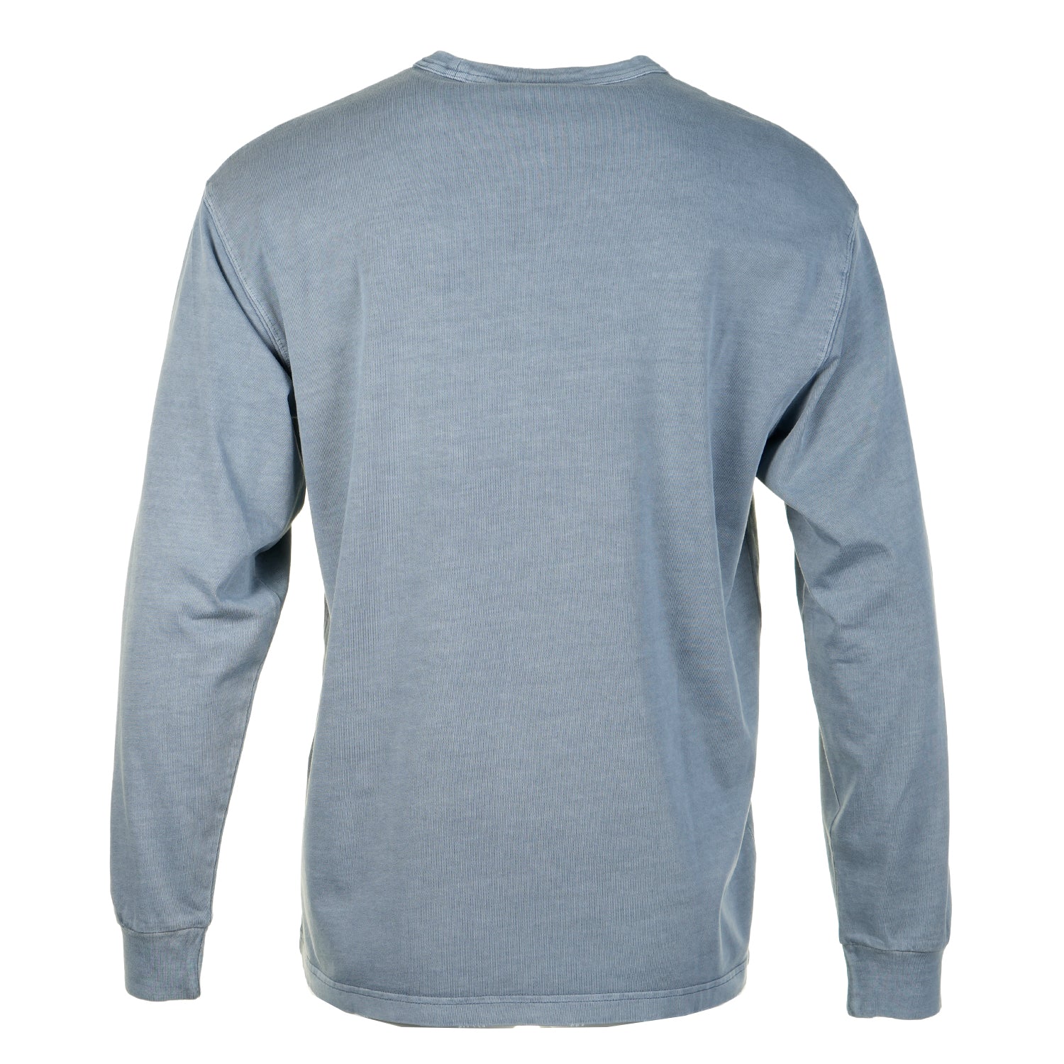 Long Sleeve Torion Pocket T Shirt Office Blue Grind Wash