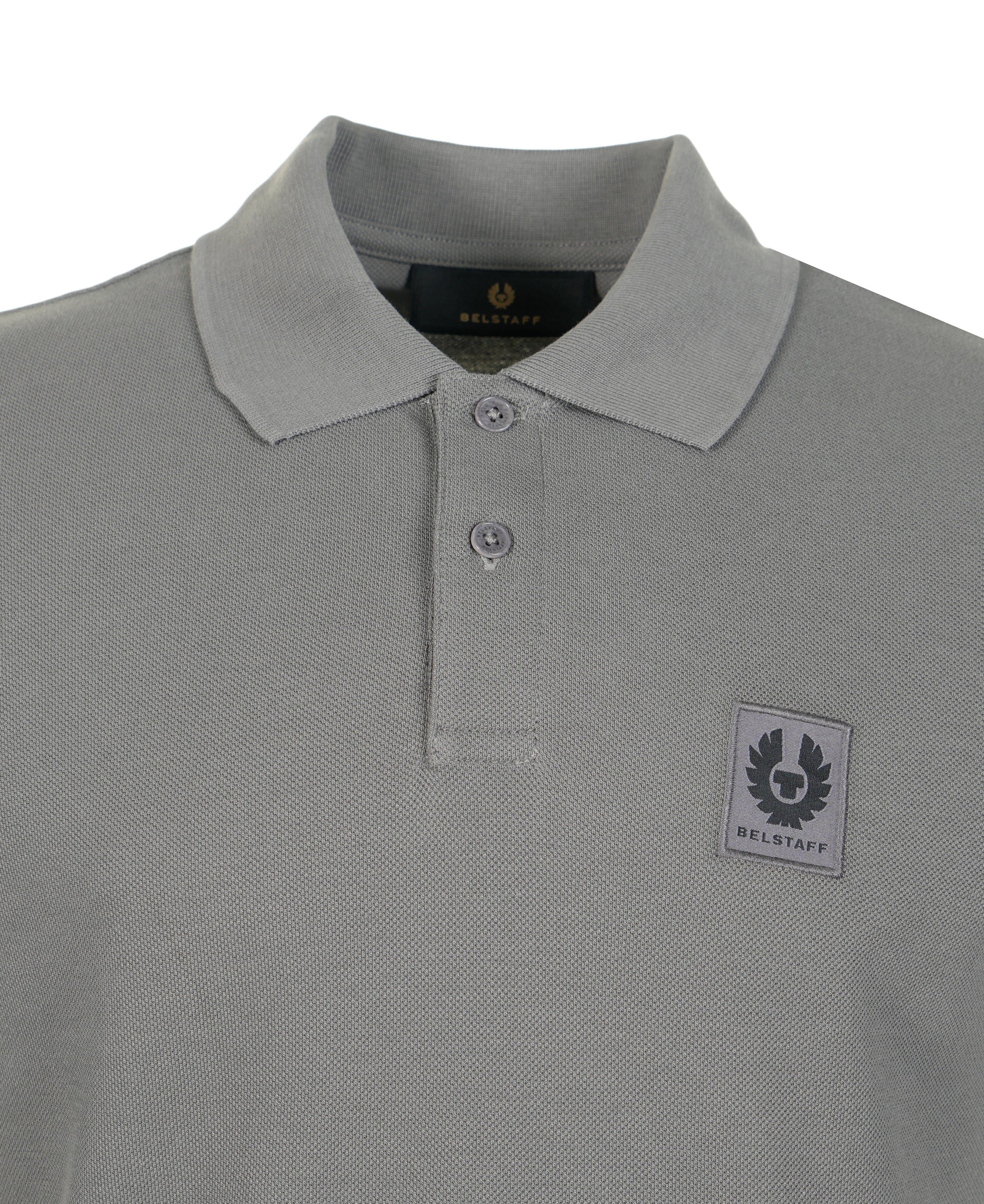 Long Sleeve Polo Shirt Tornado Grey