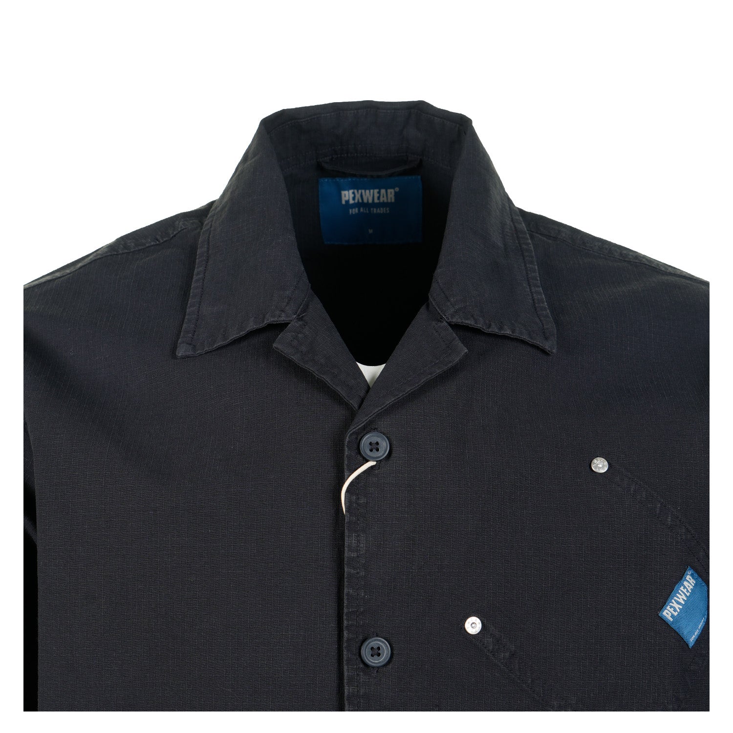 Tradesman Ripstop Shirt Blue Black