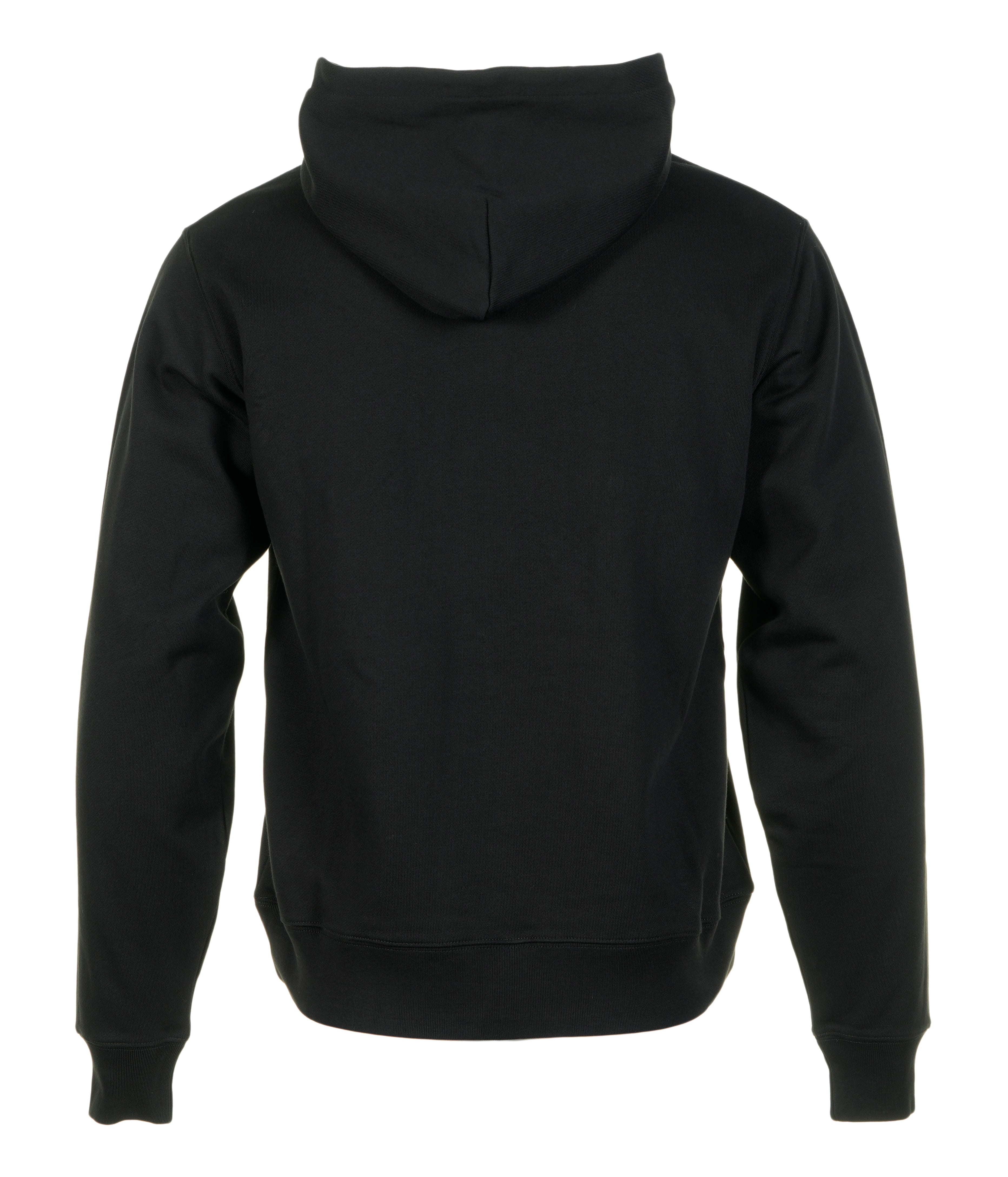 Tri tone Arch Logo Popover Hoody Black