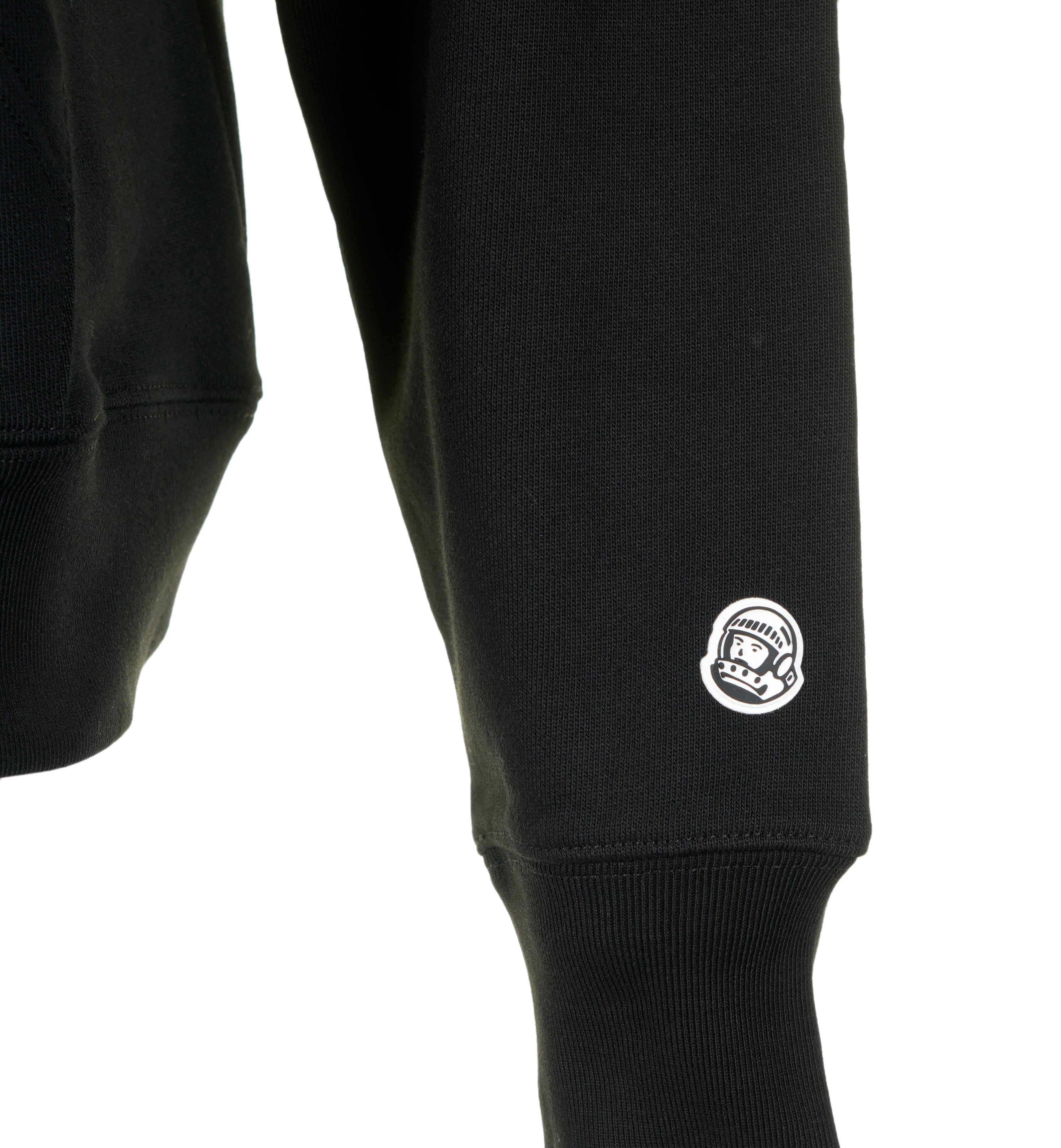 Tri tone Arch Logo Popover Hoody Black