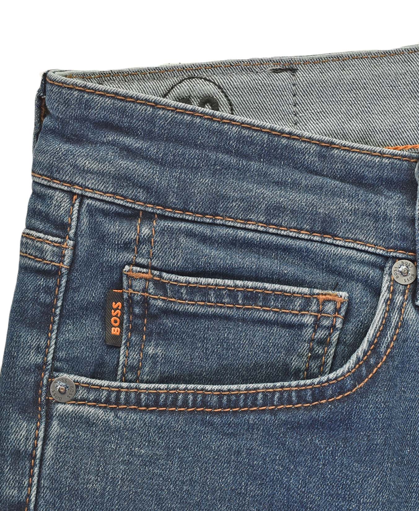 Troy Regular Tapered Fit Jean 409 Dark Blue