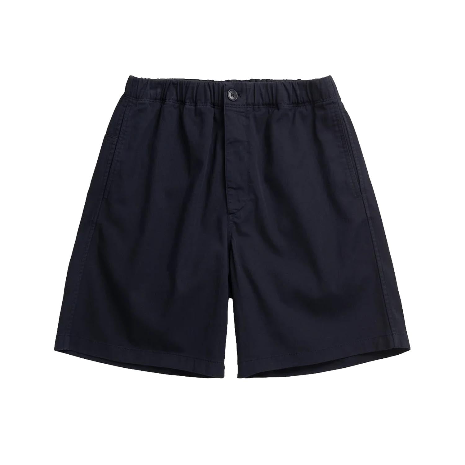 Trysil Regular Organic Stretch Twill Shorts Dark Navy