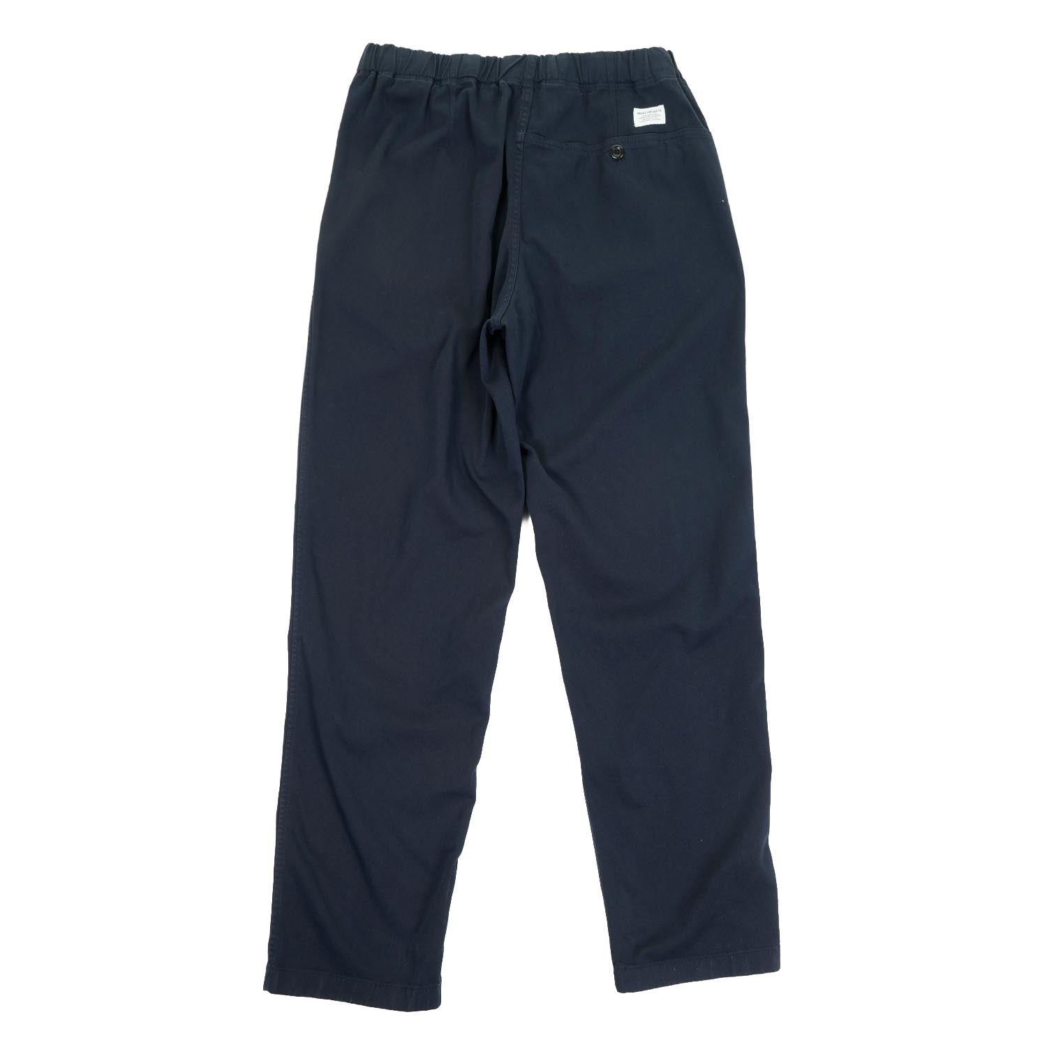 Trysil Regular Organic Stretch Twill Trousers Dark Navy