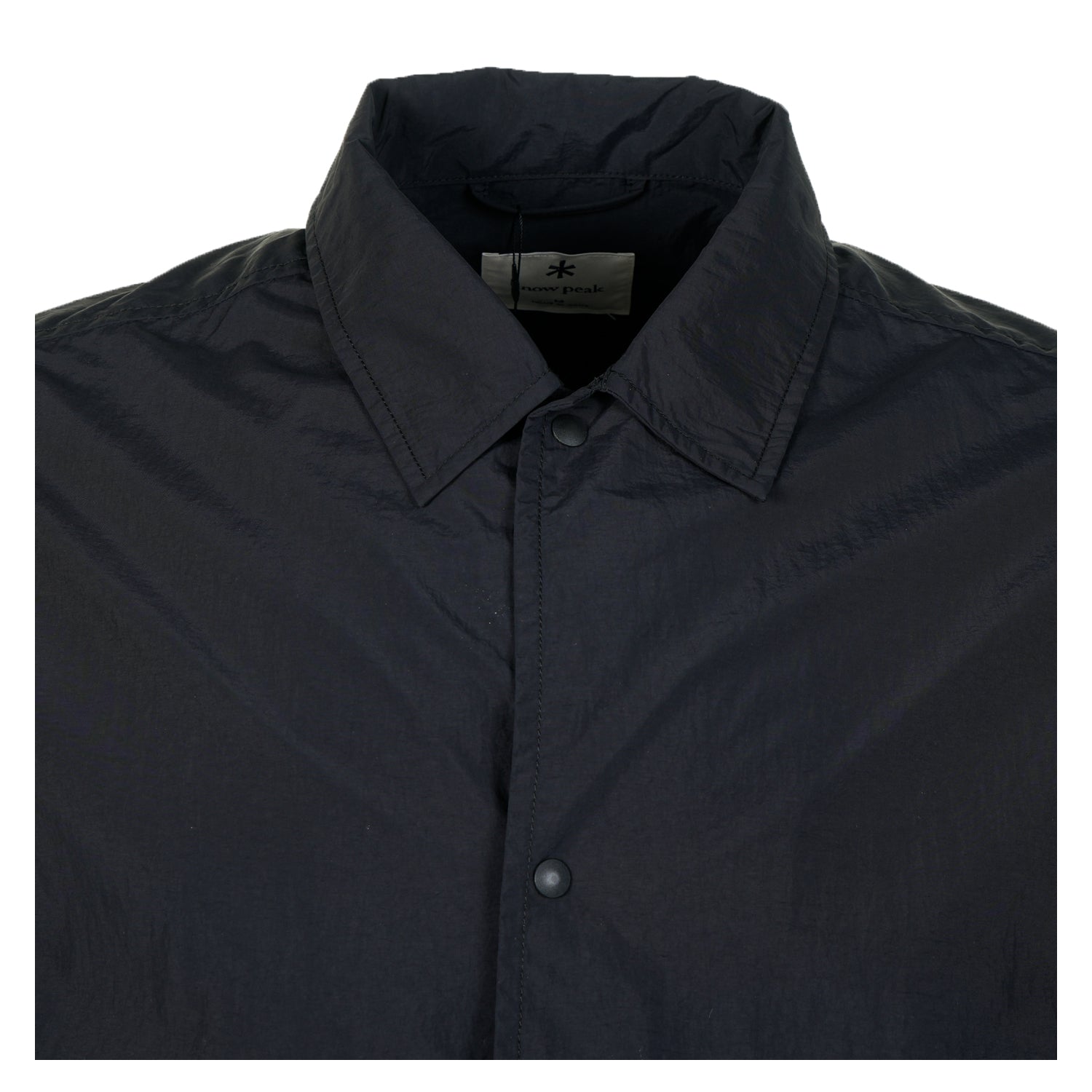 Nylon Tussah Utility Storage Shirt Black