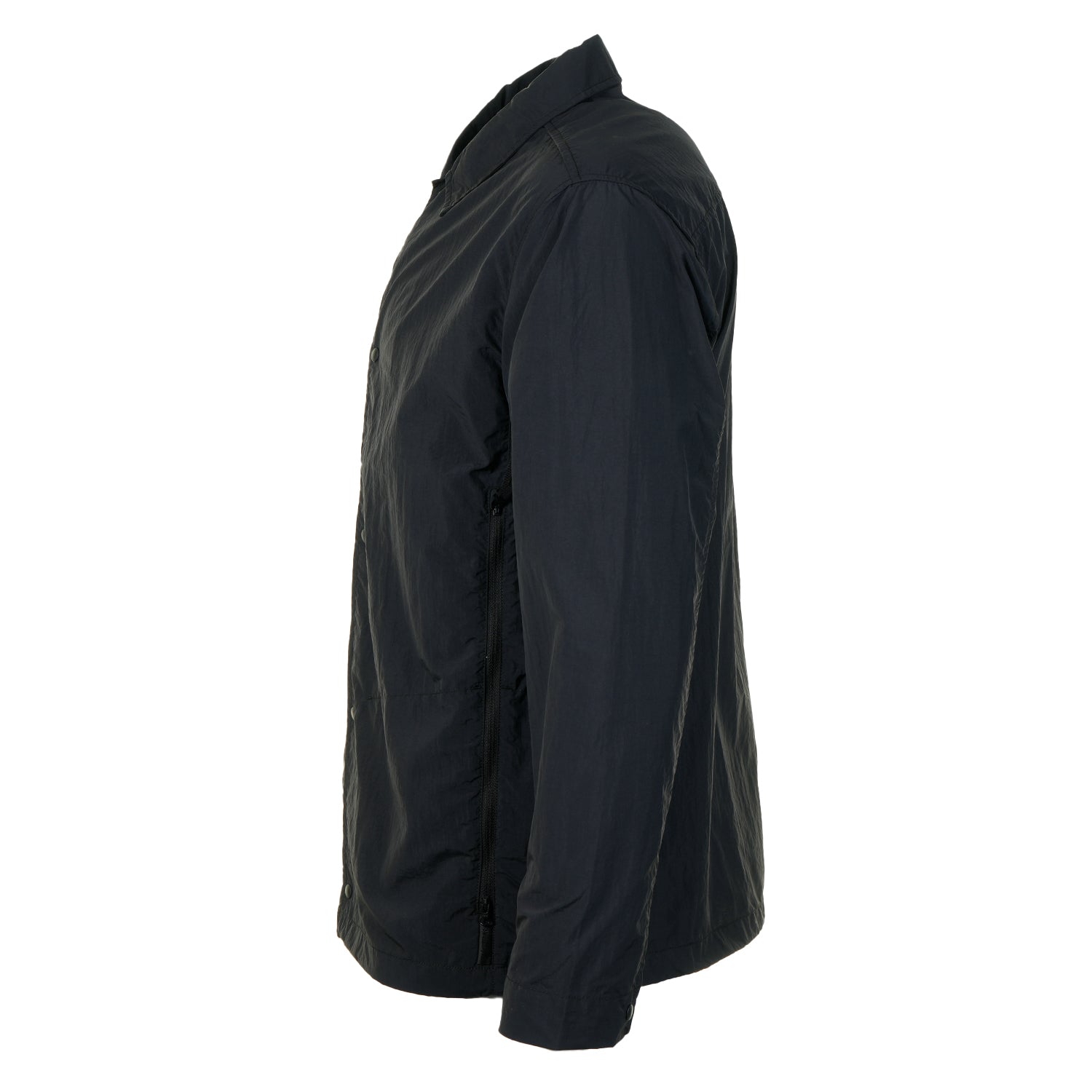 Nylon Tussah Utility Storage Shirt Black