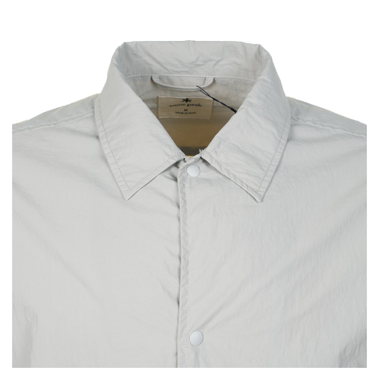 Nylon Tussah Utility Storage Shirt Light Grey
