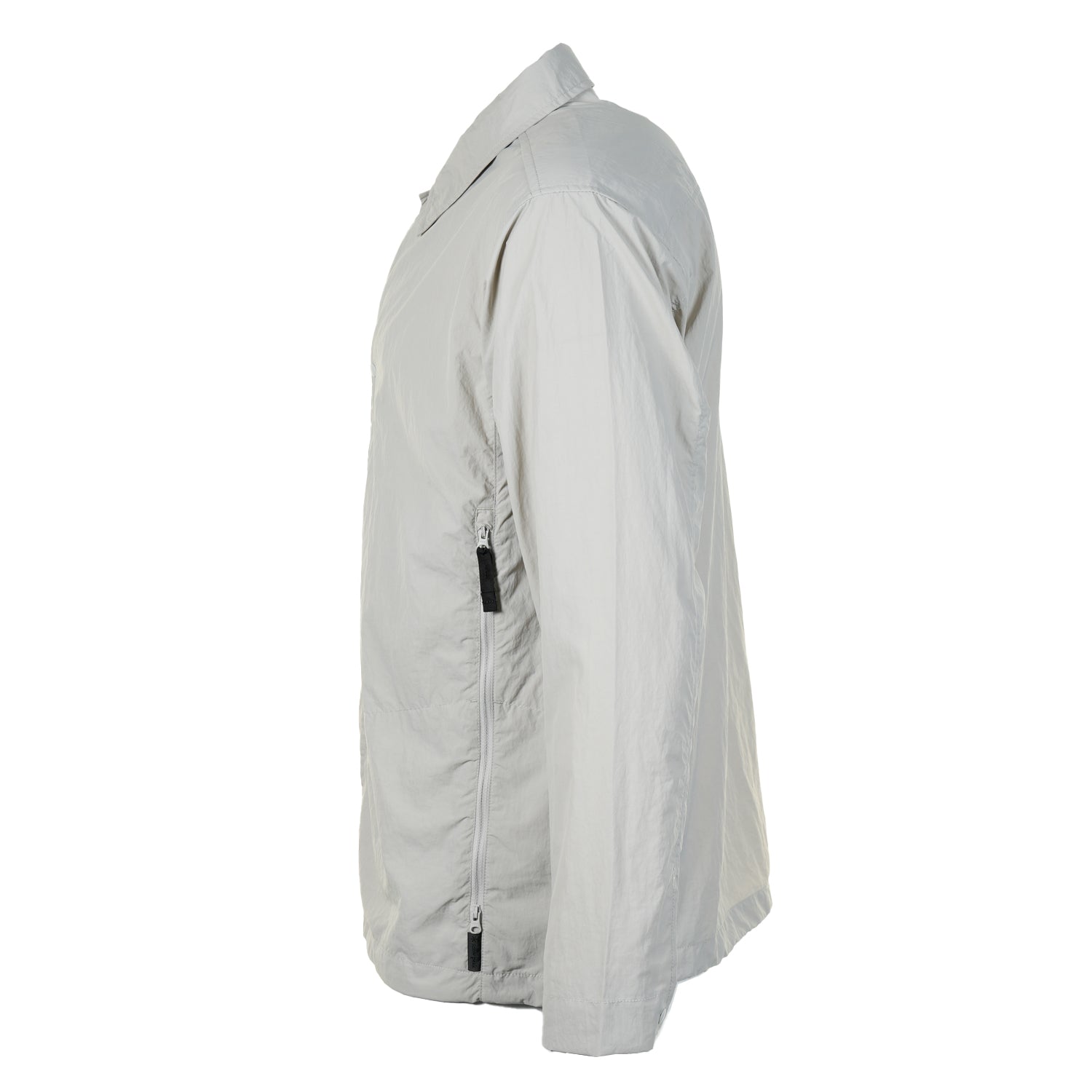 Nylon Tussah Utility Storage Shirt Light Grey