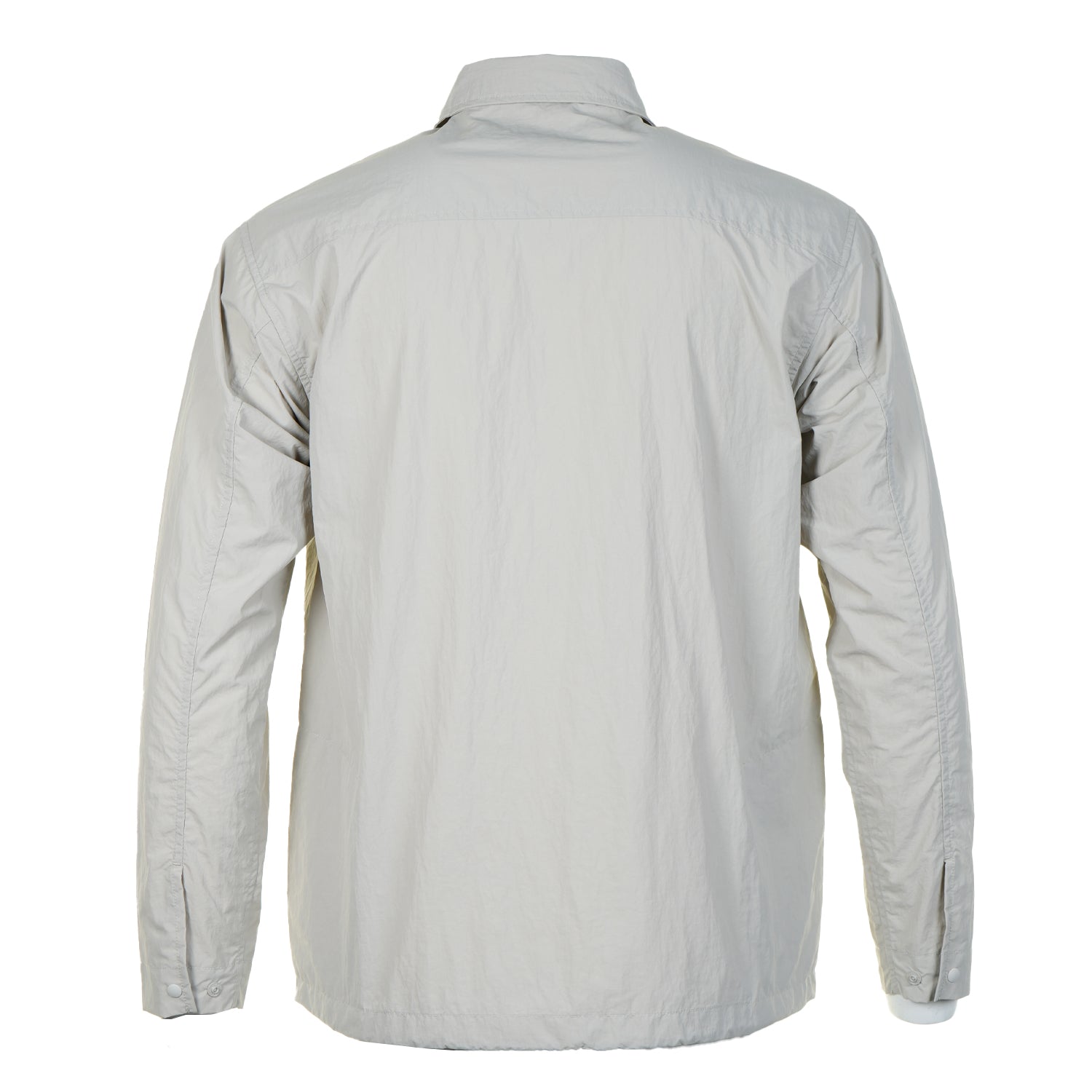 Nylon Tussah Utility Storage Shirt Light Grey