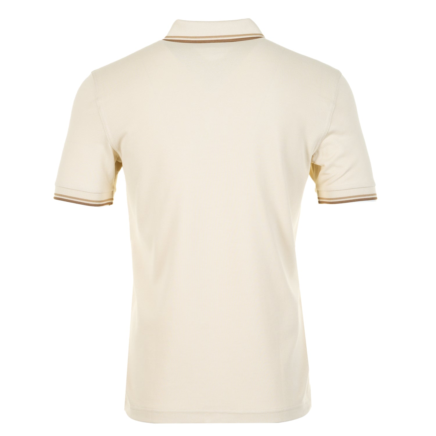 Short Sleeve Twin Tipped Polo Shirt Oat Warmstone Shadestone