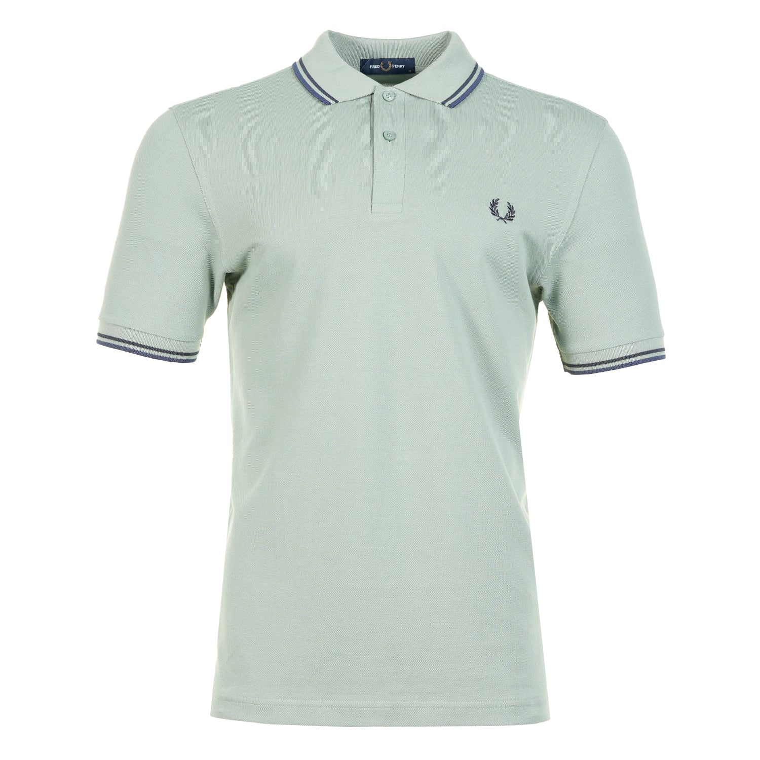 Short Sleeve Twin Tipped Polo Shirt Bayleaf Dark Airforce