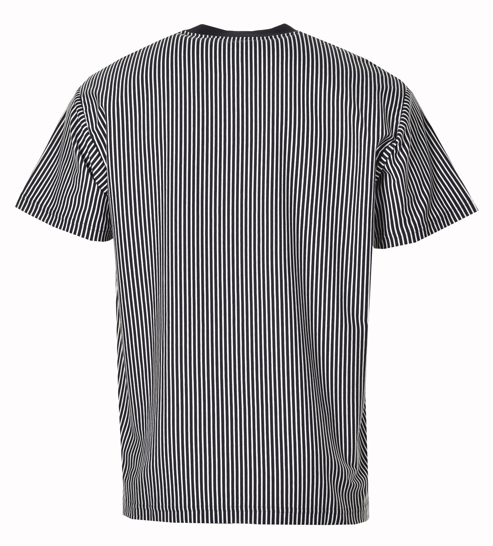 Short Sleeve Terrell Stripe T Shirt Navy/Wax