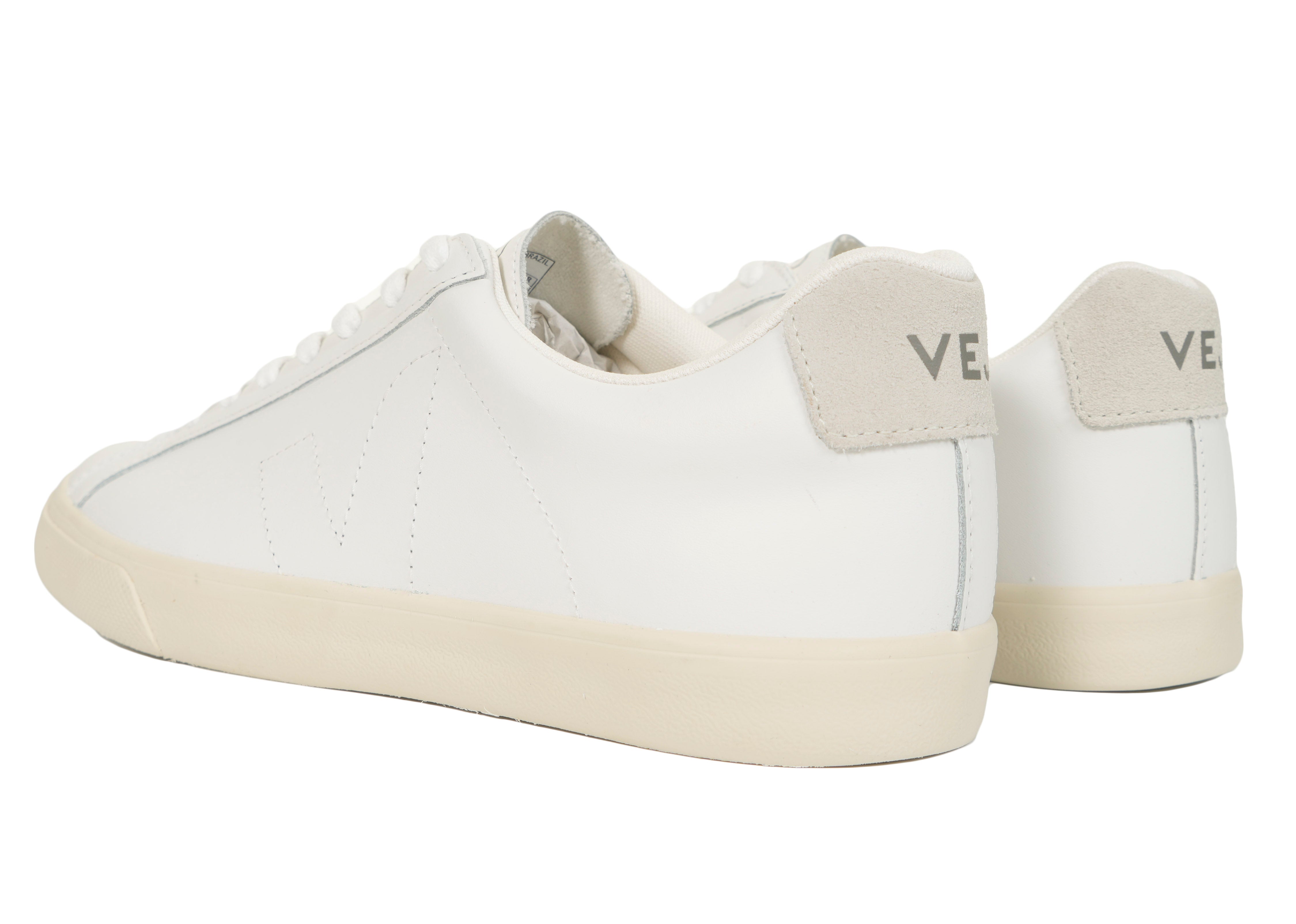 Esplar Leather Trainers Extra White
