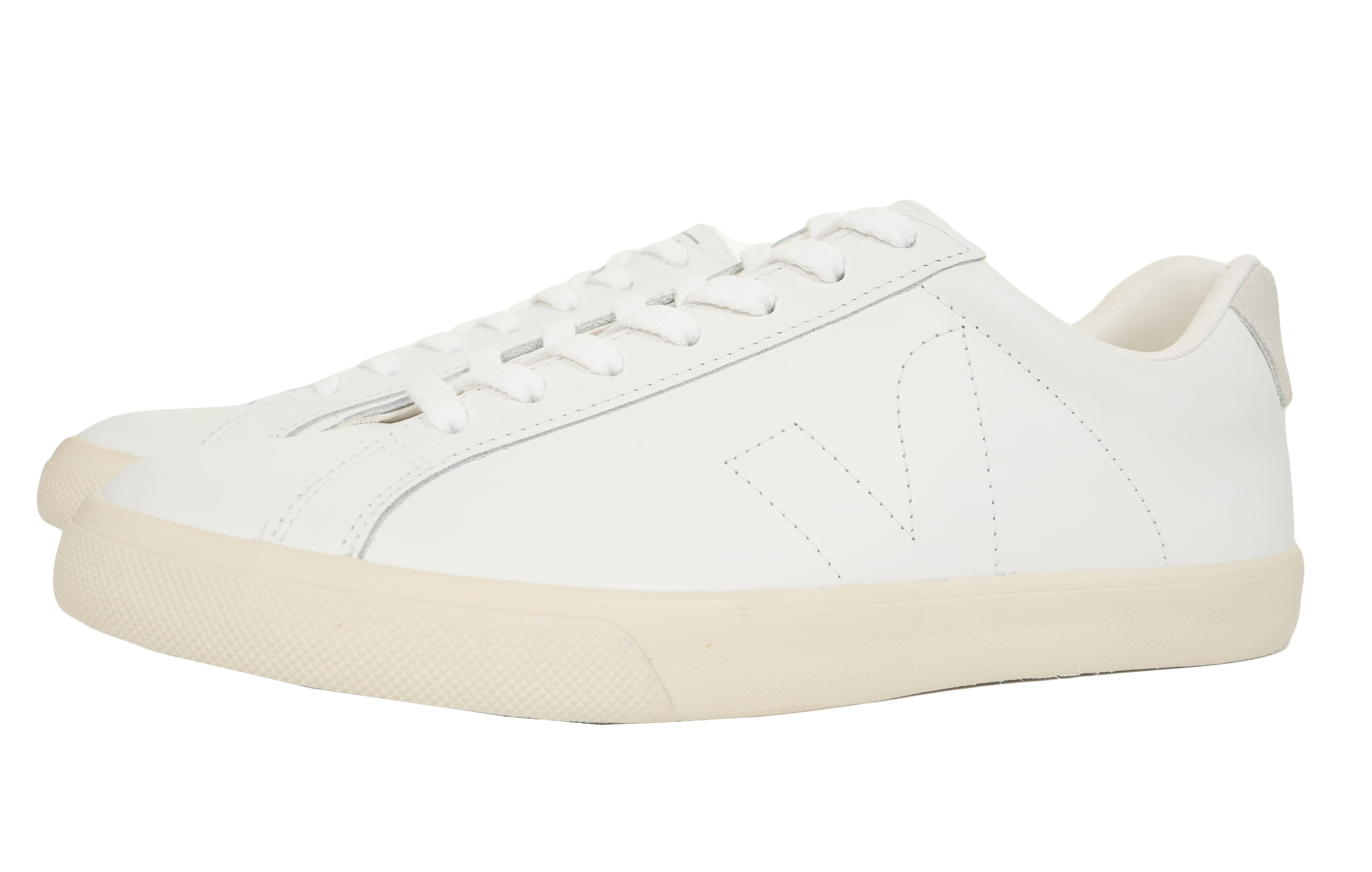 Esplar Leather Trainers Extra White