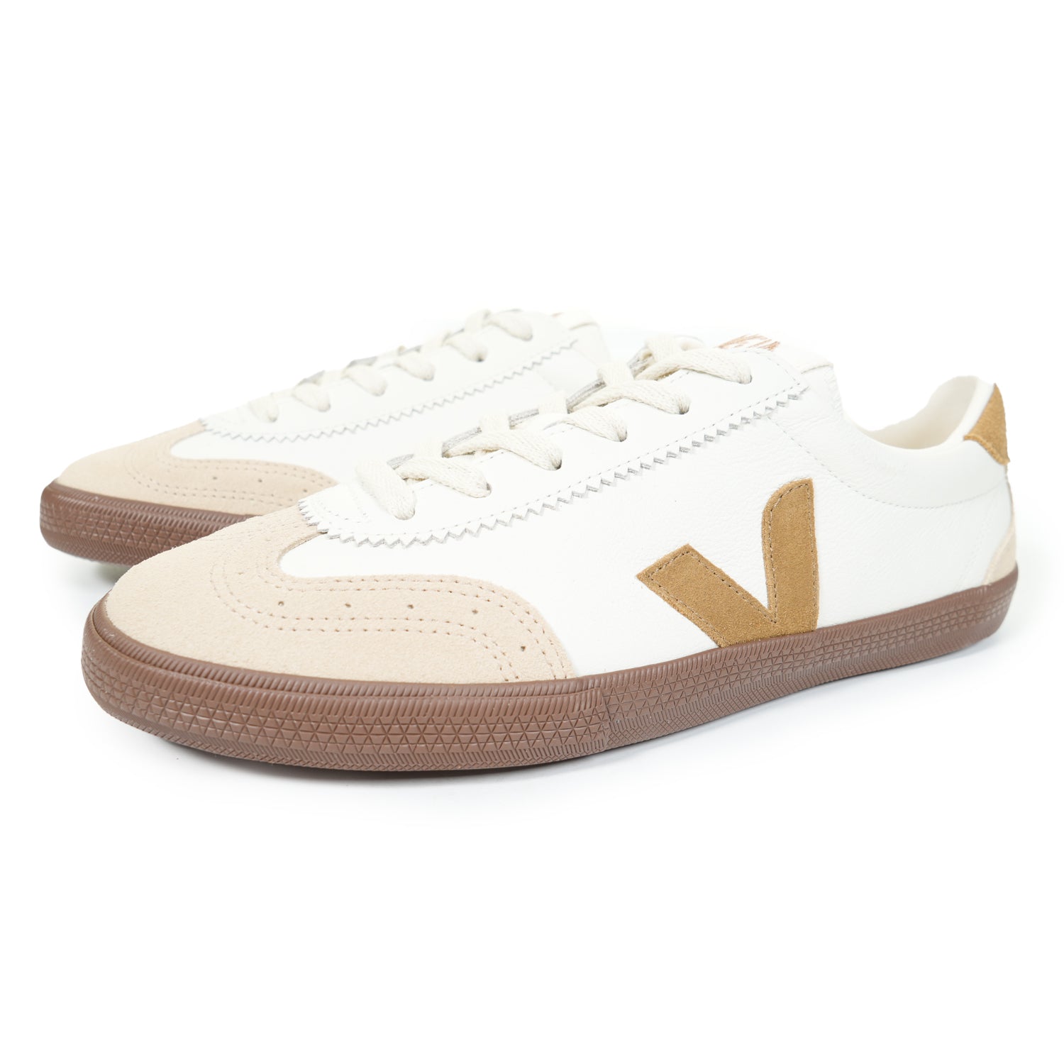 Veja Volley Leather White Tent Bark