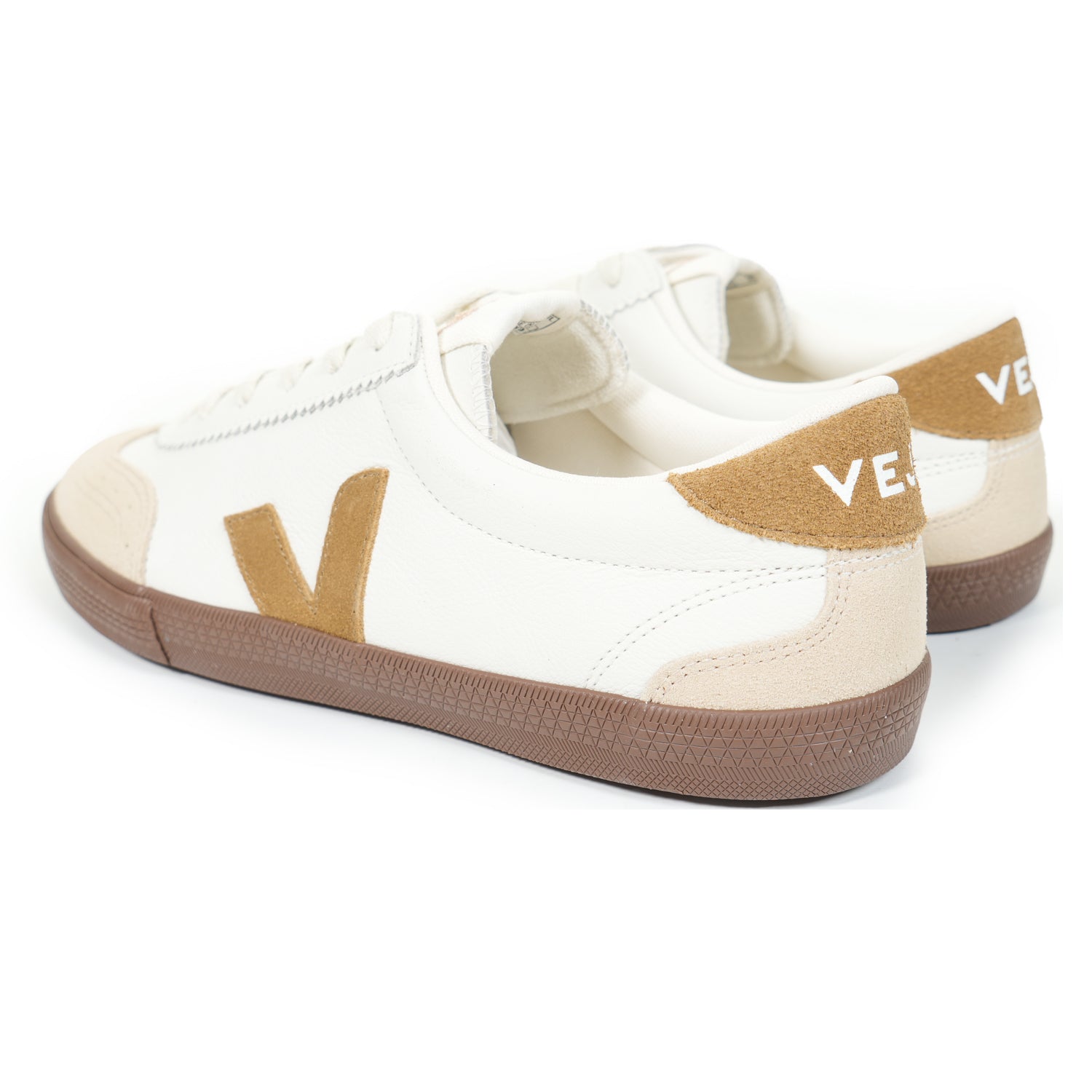 Veja Volley Leather White Tent Bark