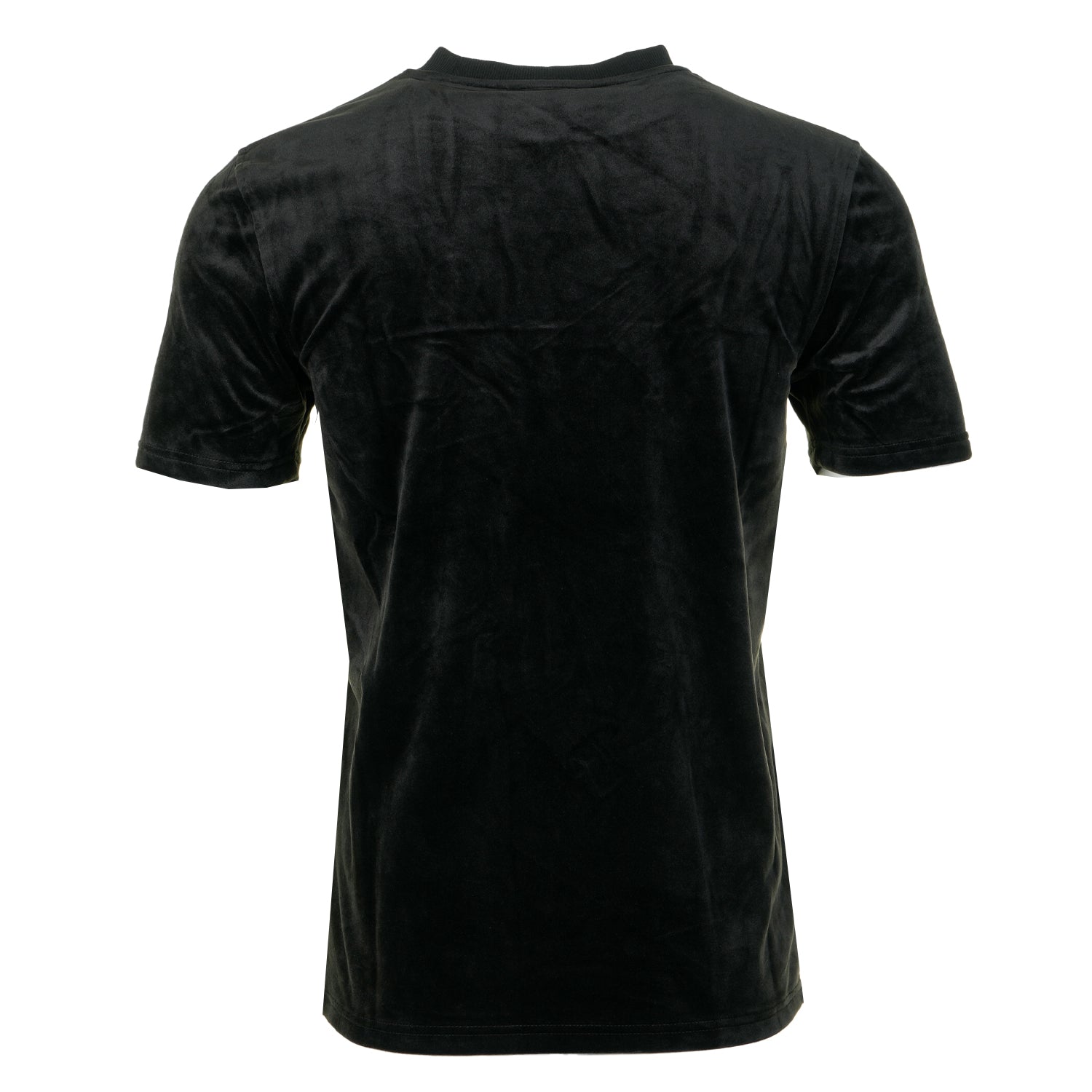 Ayme Velour T Shirt Black Gold
