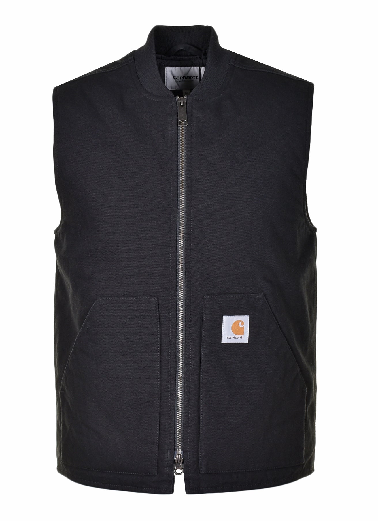 Classic Vest Black Heavy Stone Wash
