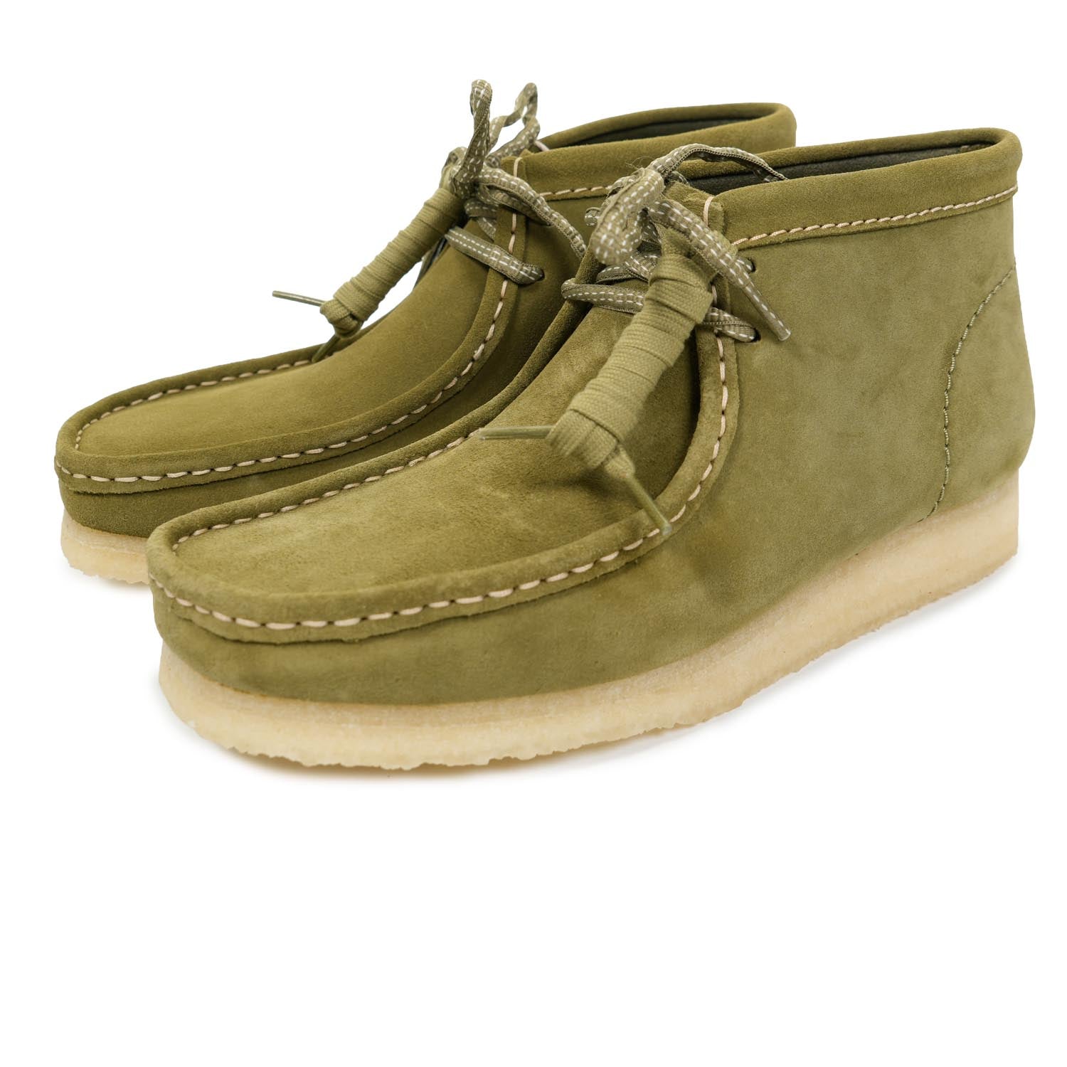 Wallabee Boot Suede Green