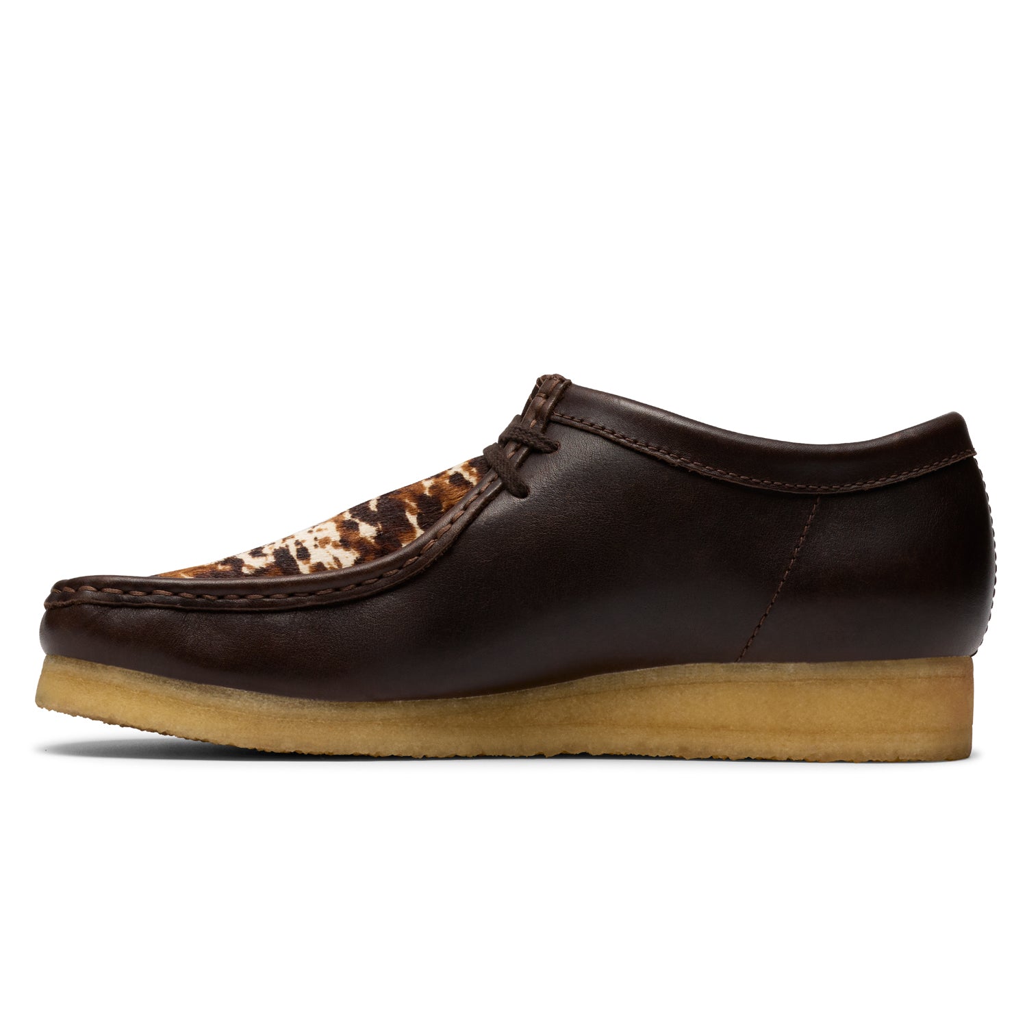 Wallabee Brown Interest Leather Shoe