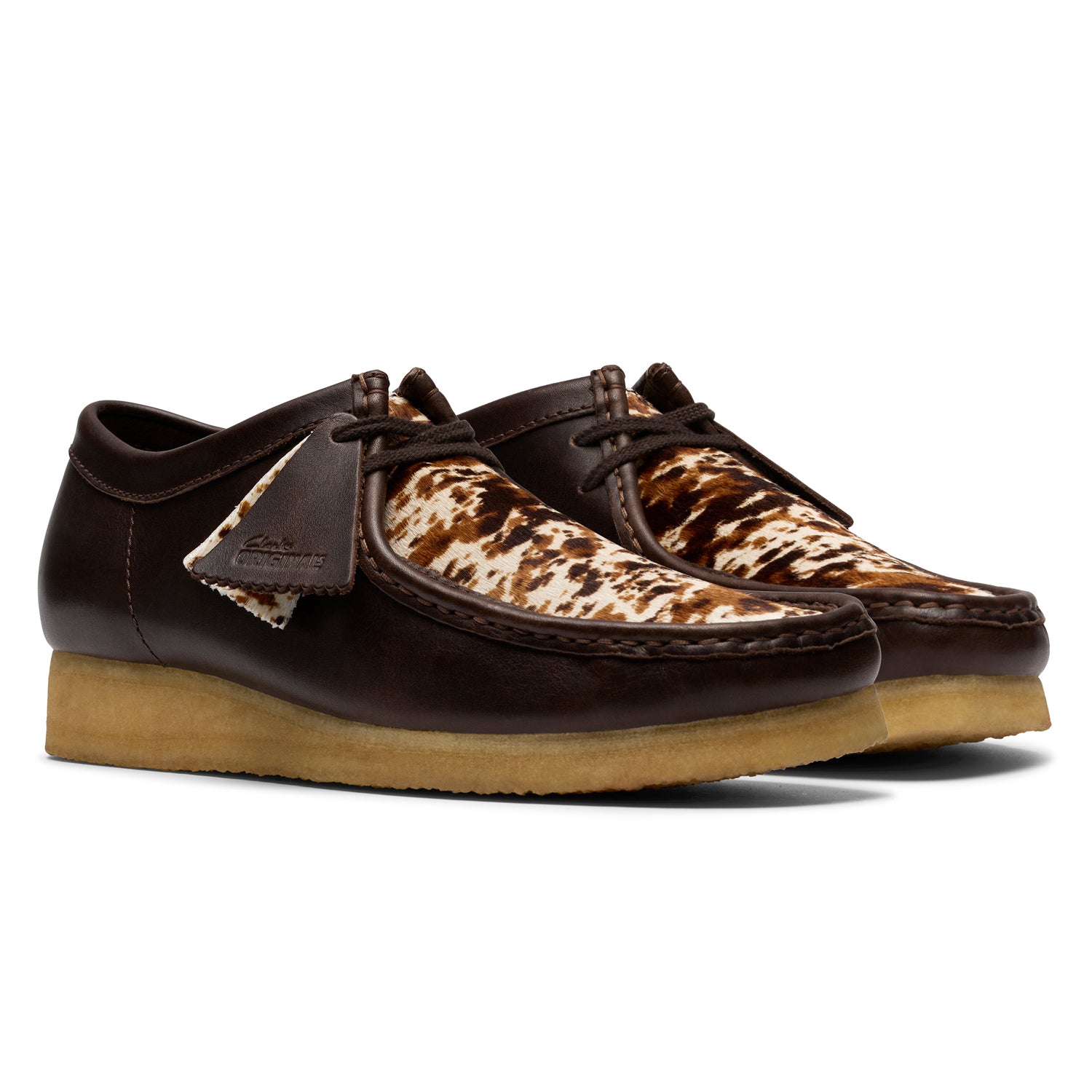 Wallabee Brown Interest Leather Shoe