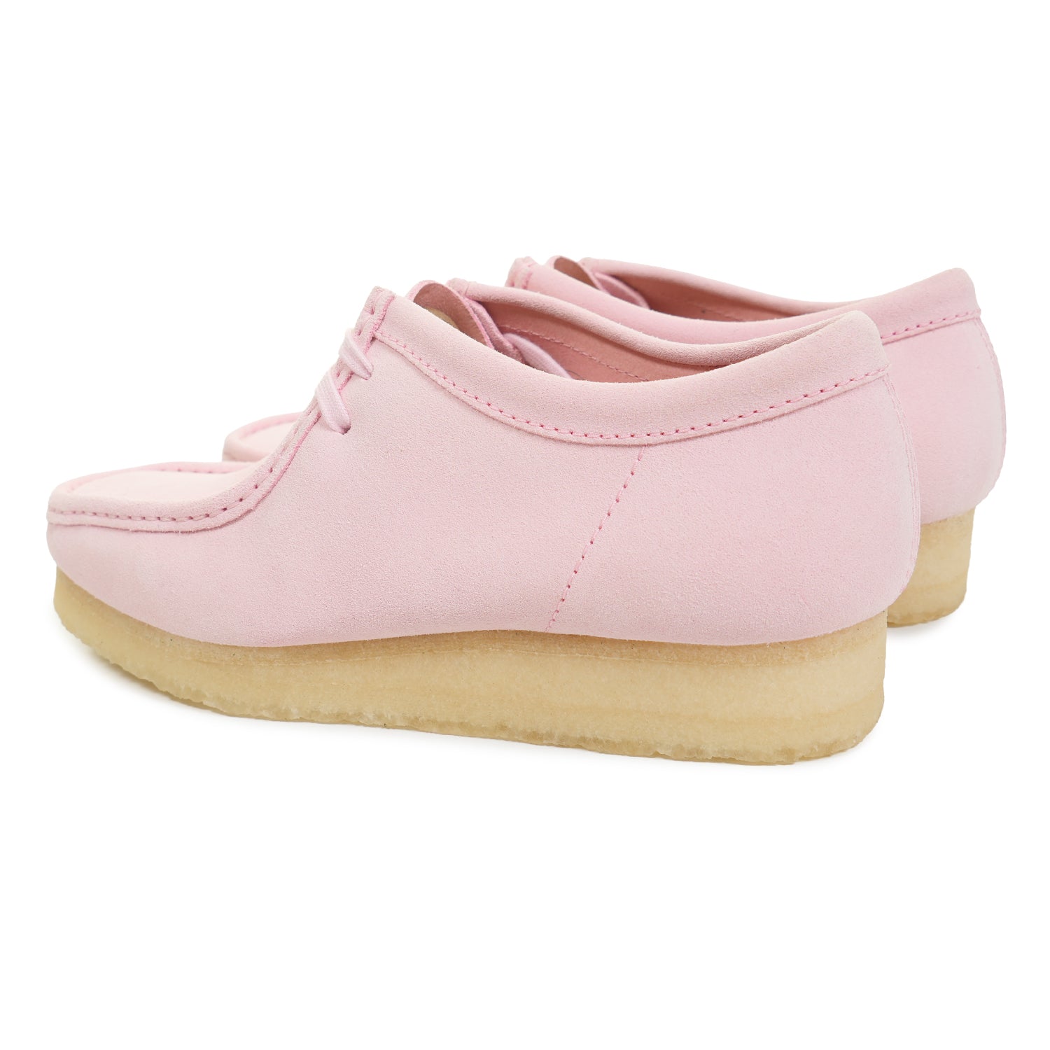 Wallabee Shoe Light Pink Suede
