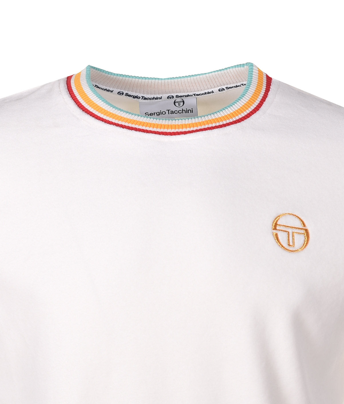 Slice Tee Velour T Shirt Gardenia Gold