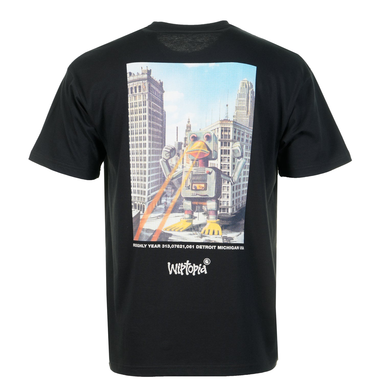 Short Sleeve Wiptopia T Shirt Black