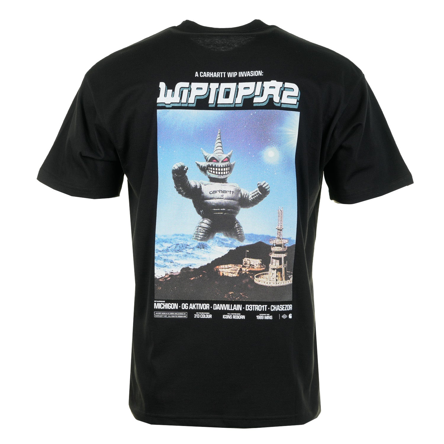Short Sleeve Wiptopia 2 T Shirt Black