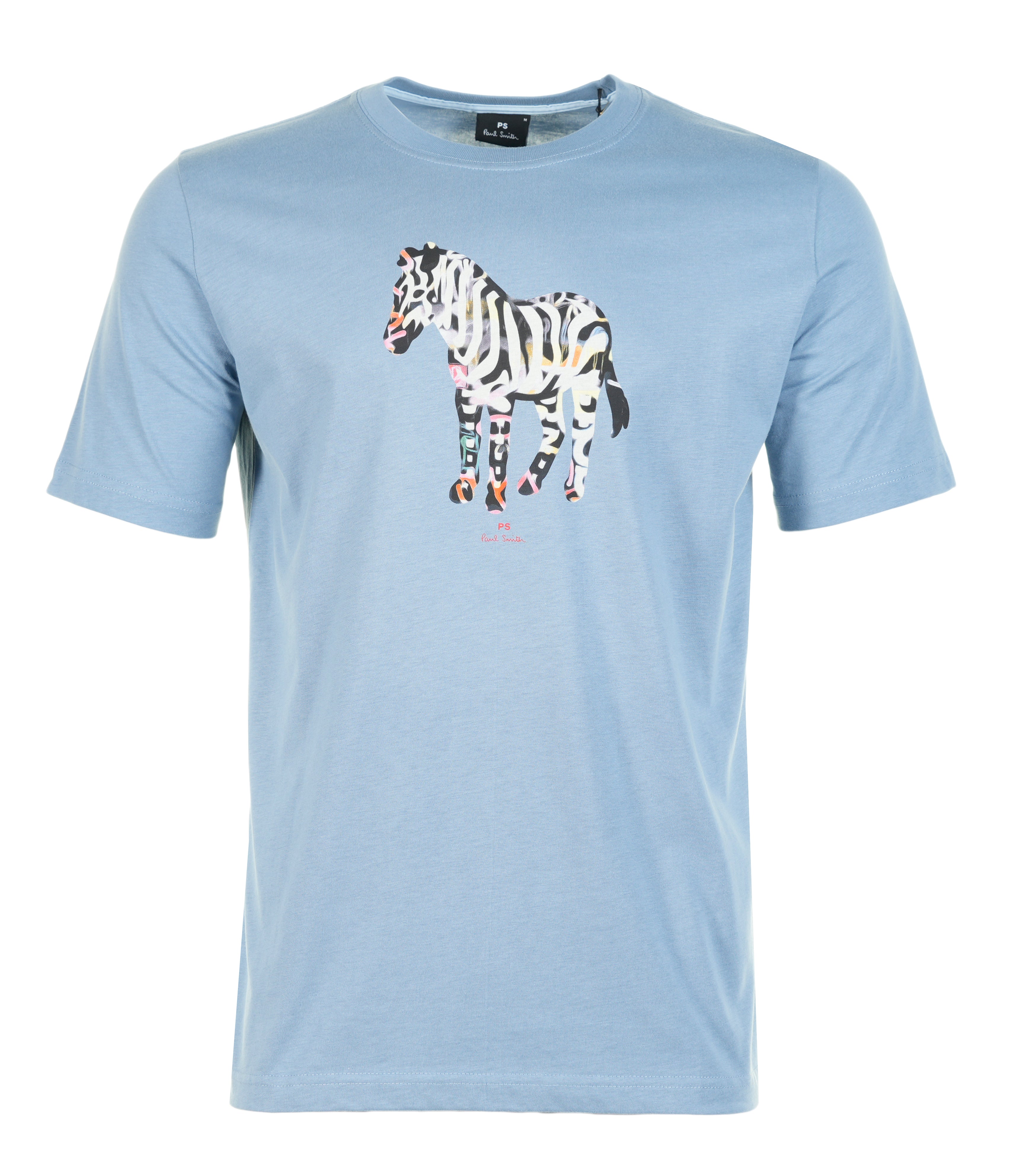 Regular Fit Zebra Large T Shirt 43D Greyish Blue