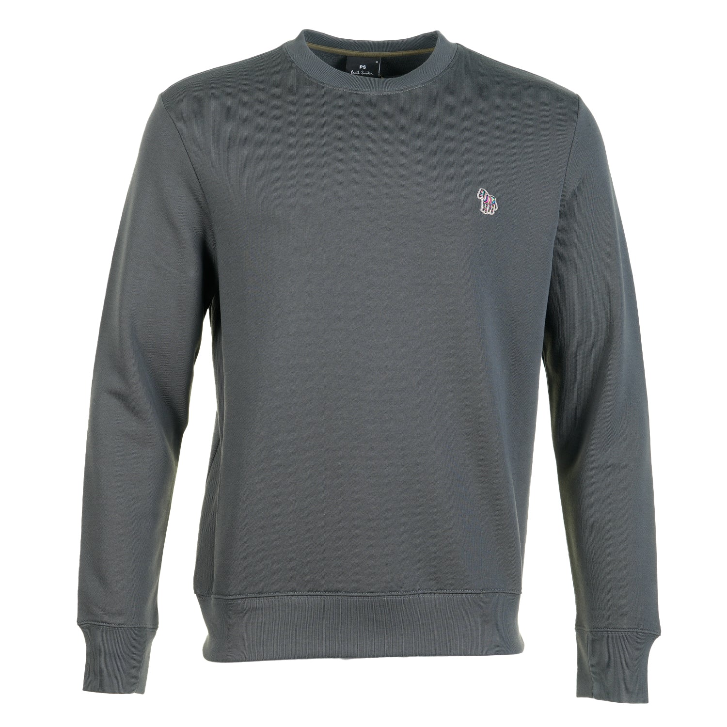Zebra Crew Sweatshirt Slate