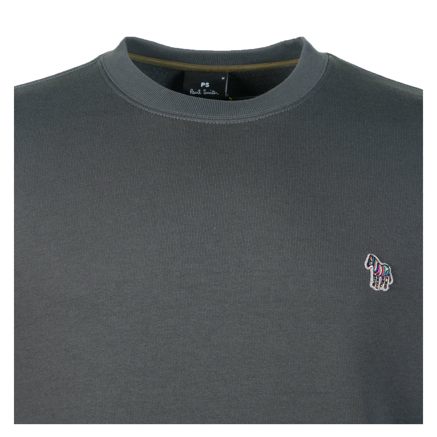 Zebra Crew Sweatshirt Slate