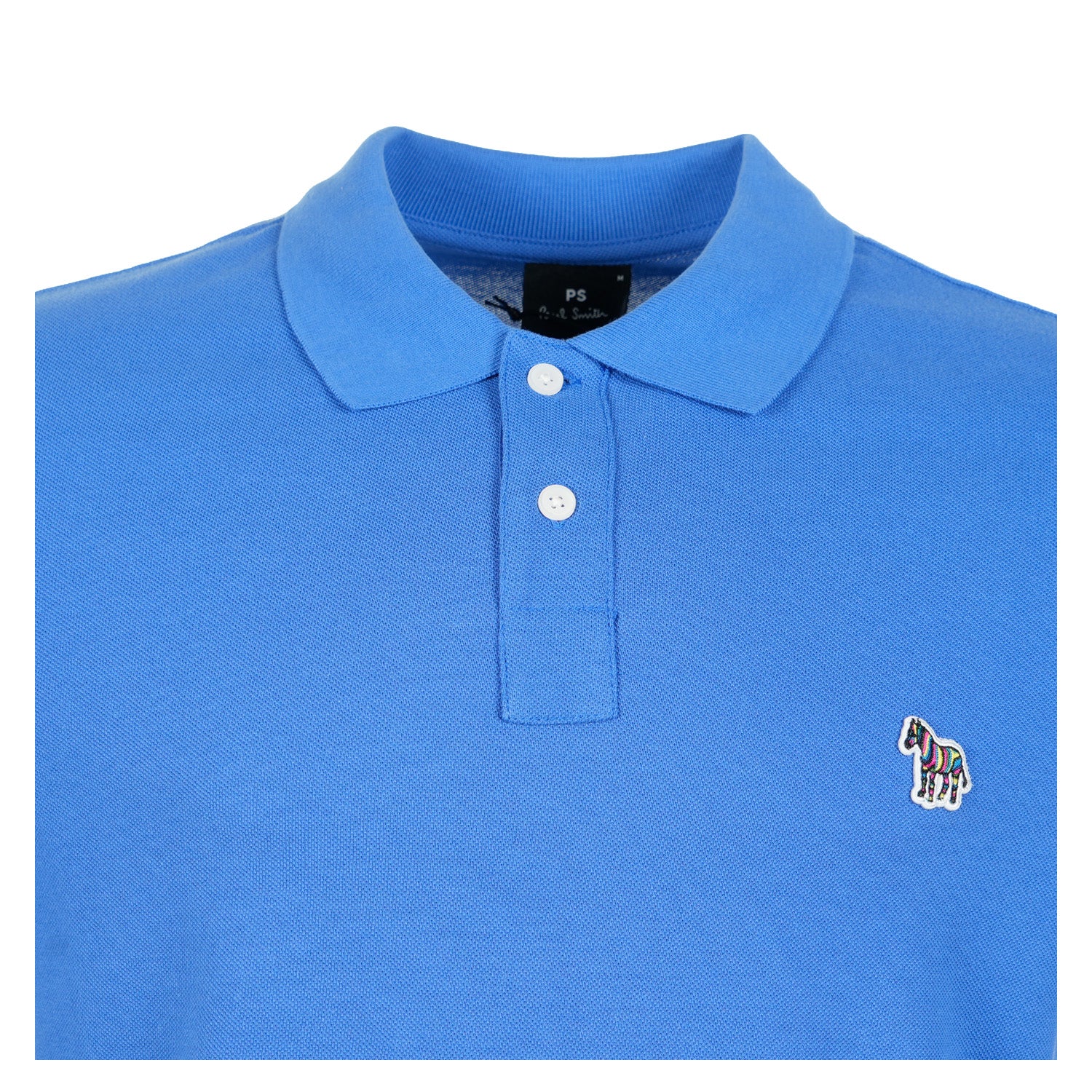 Regular Fit Short Sleeve Zebra Polo Shirt 44L Petrol Blue