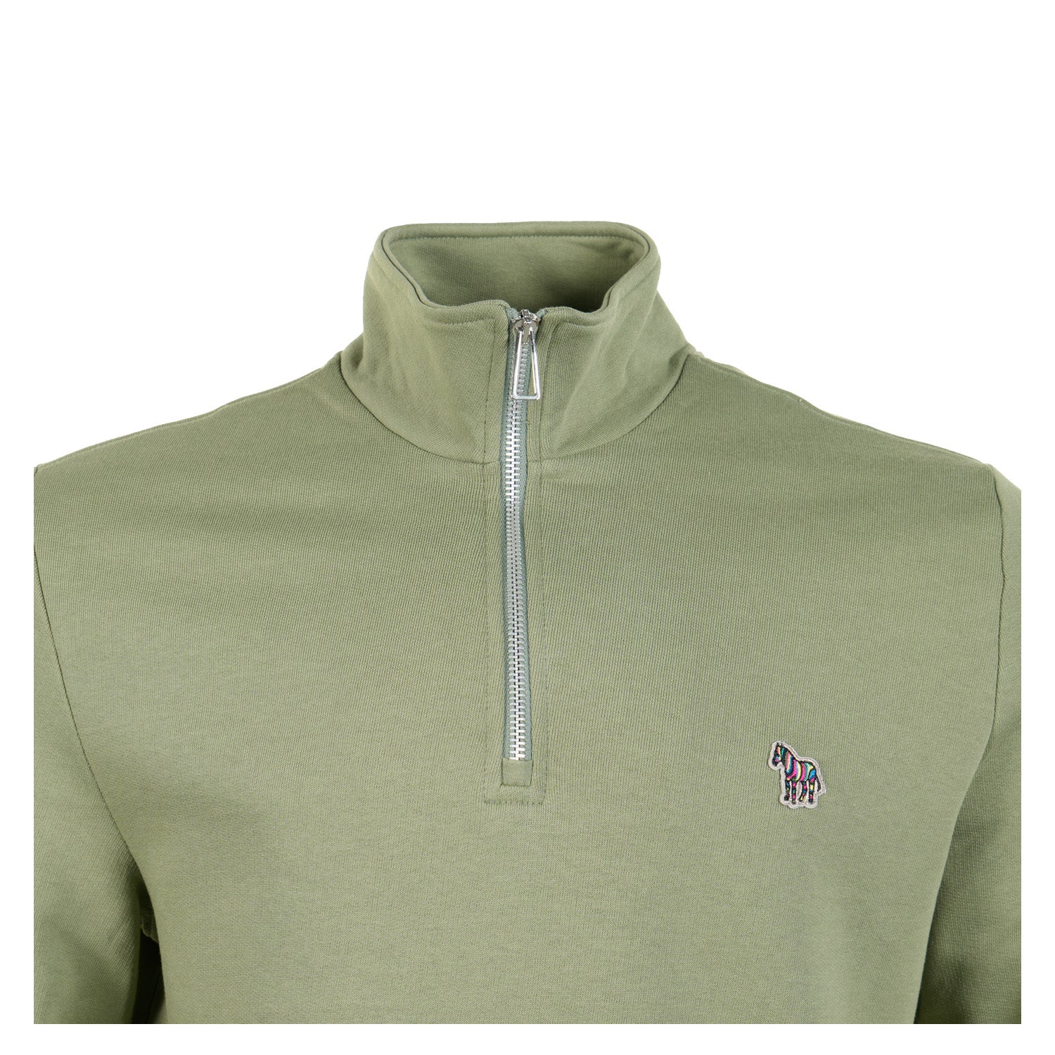 Zebra Half Zip Sweatshirt 34c Green