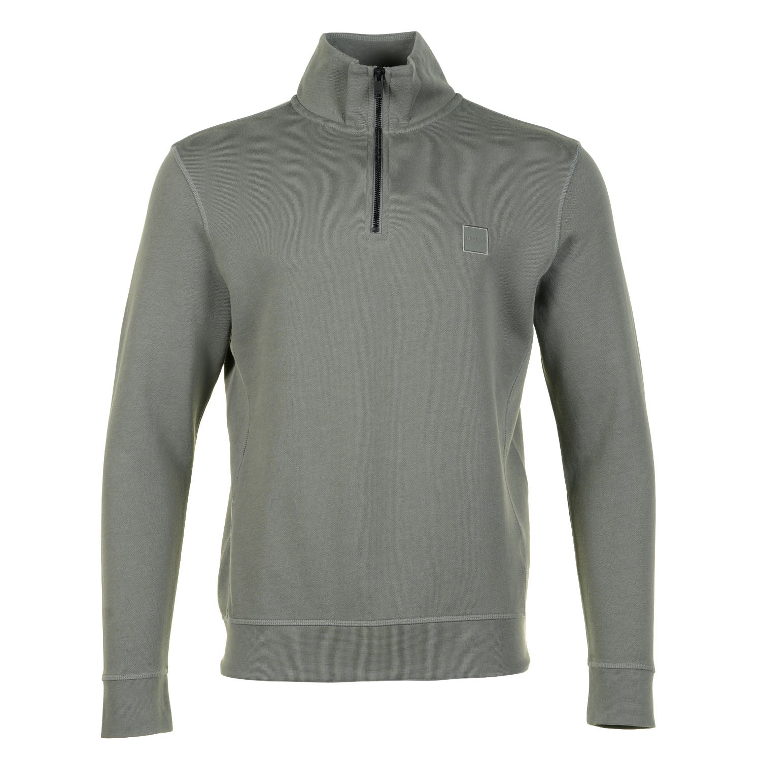 Zetrust Quarter Zip Sweatshirt 076 Open Grey