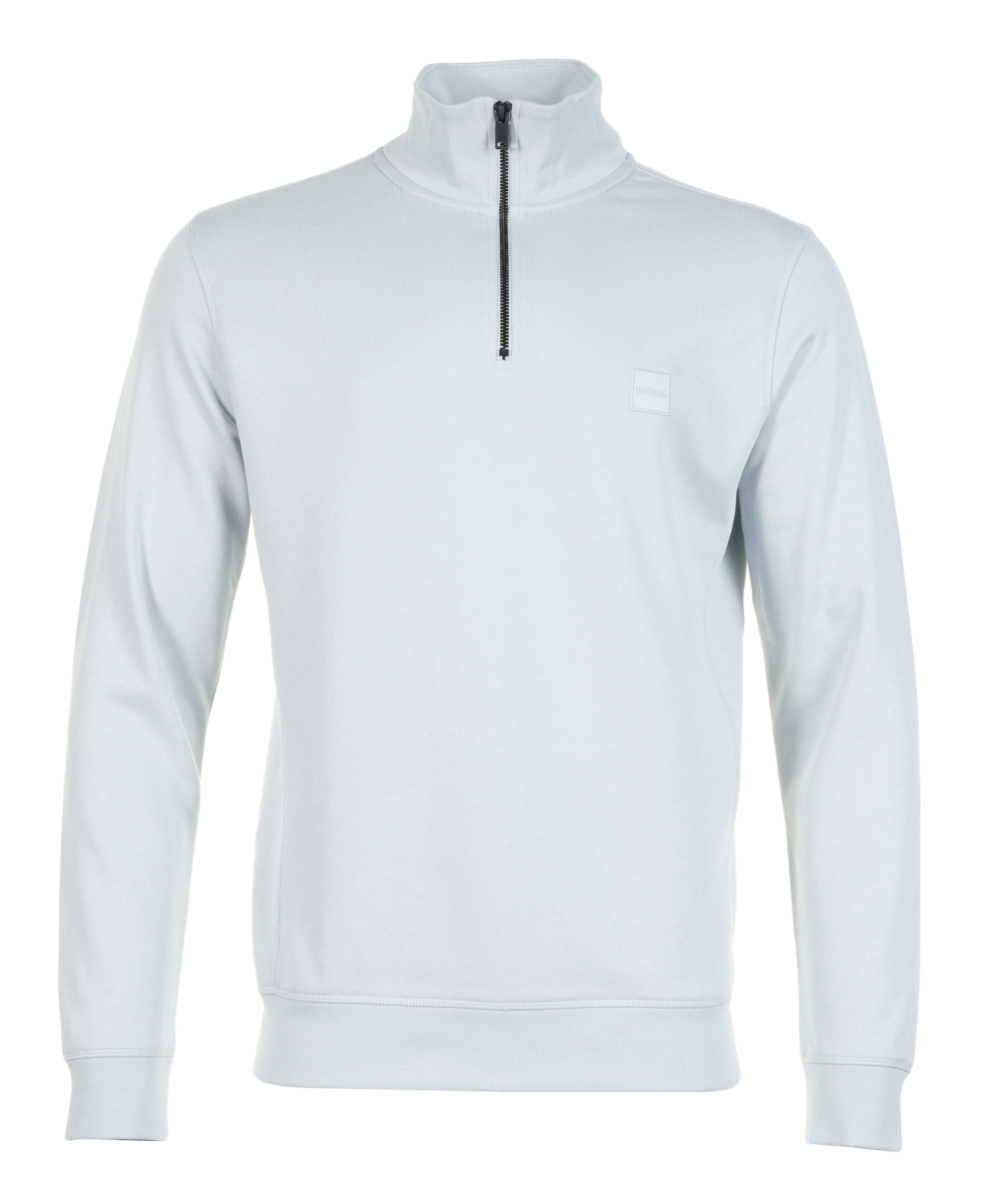 Zetrust Quarter Zip Sweatshirt Pastel Grey