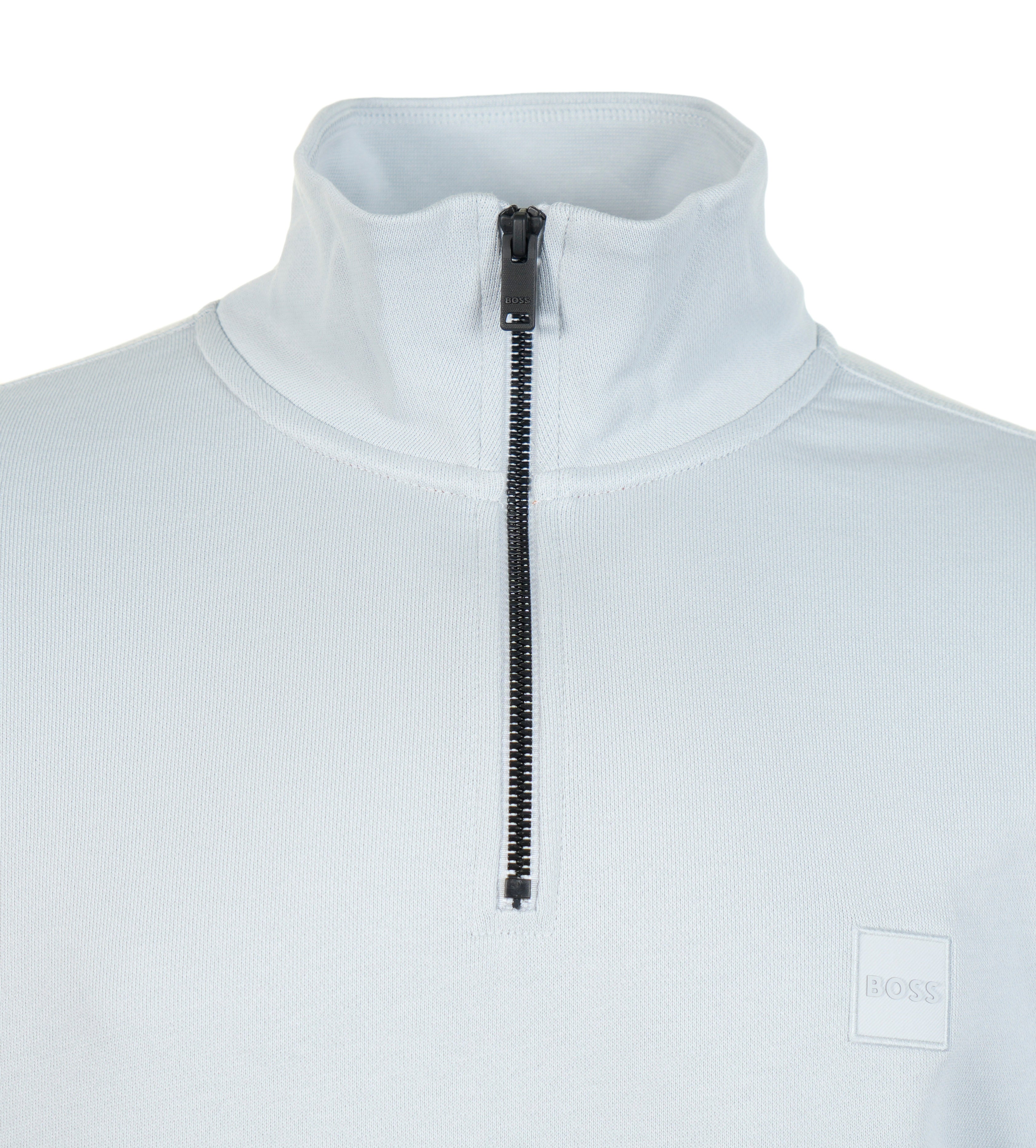 Zetrust Quarter Zip Sweatshirt Pastel Grey