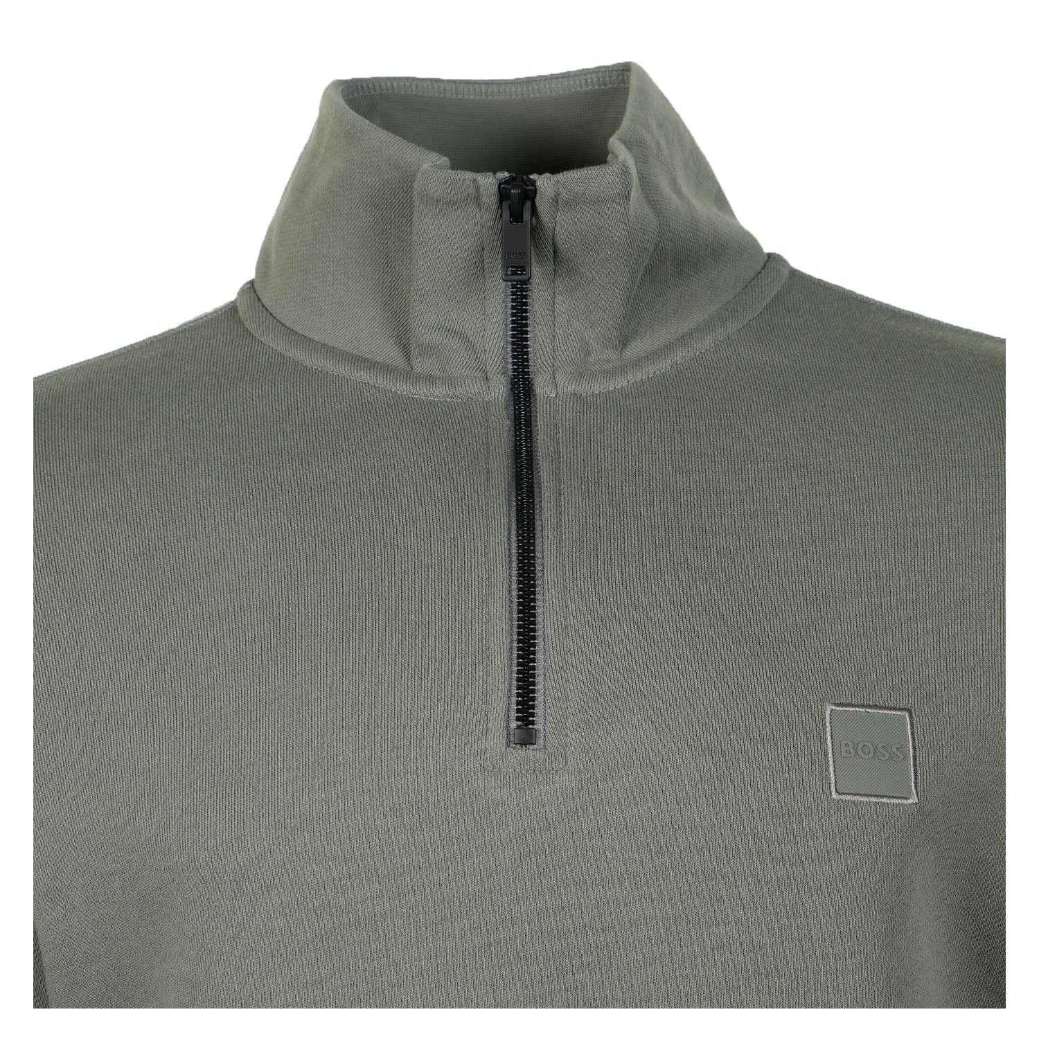 Zetrust Quarter Zip Sweatshirt 076 Open Grey