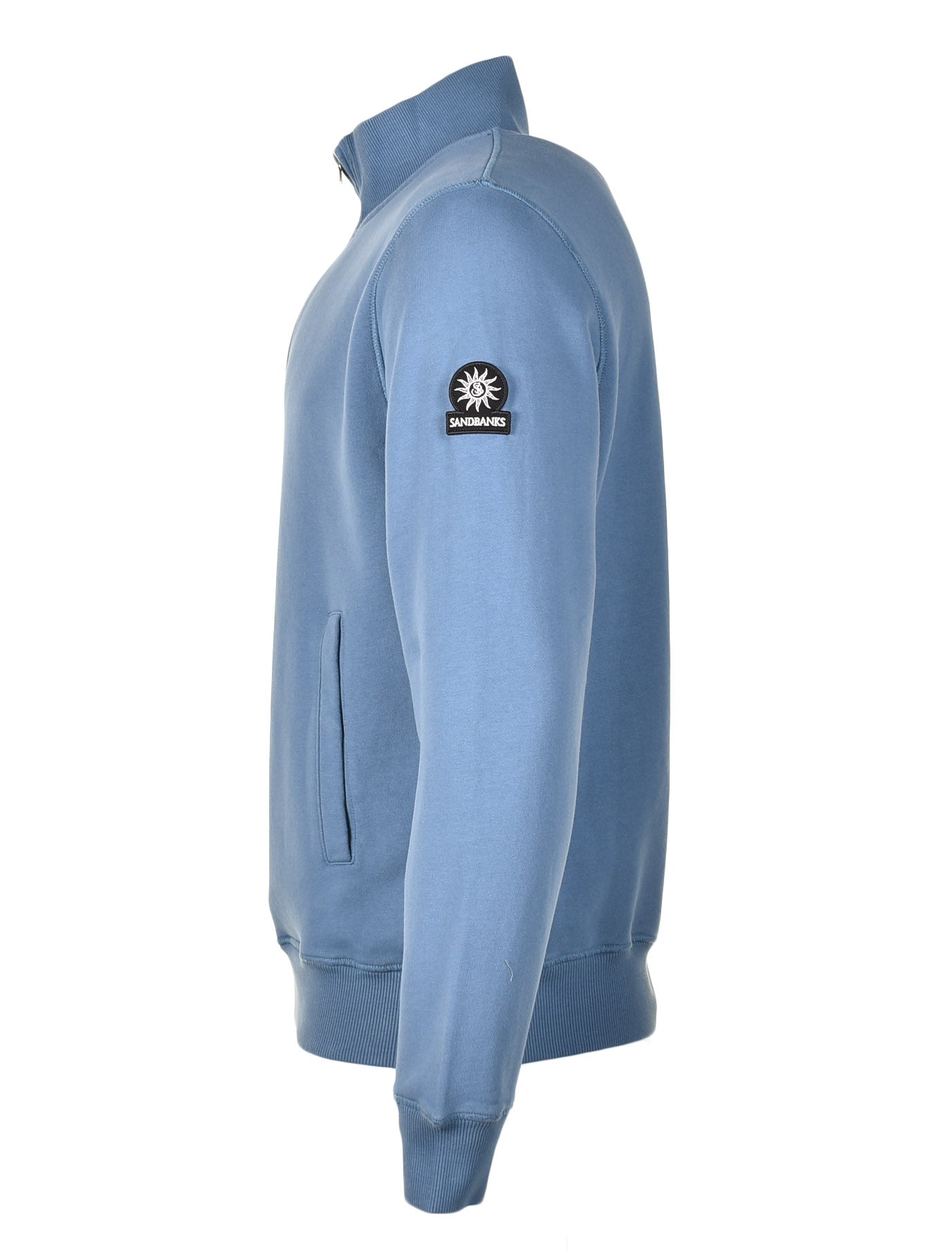 Sandbanks Quarter Zip Sweatshirt Teal