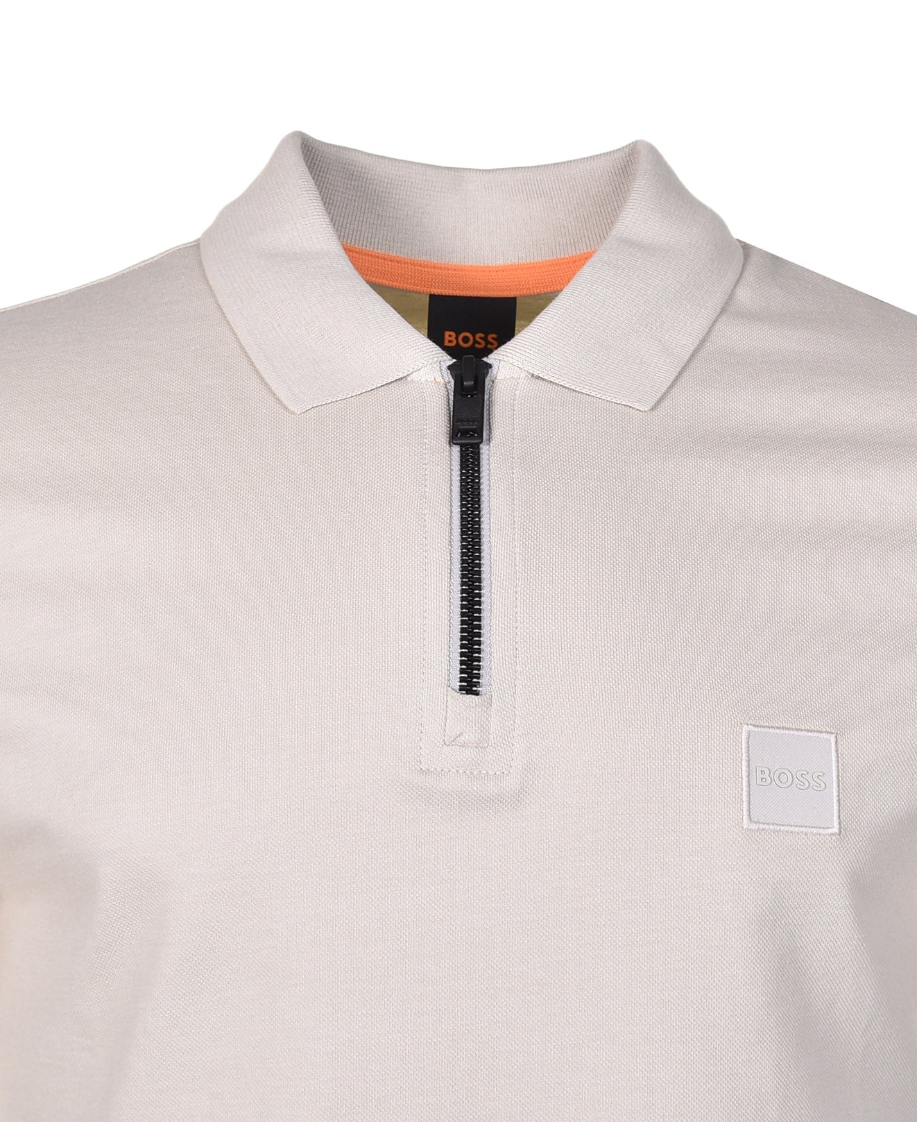 Passerzip Short Sleeve Polo 271 Beige