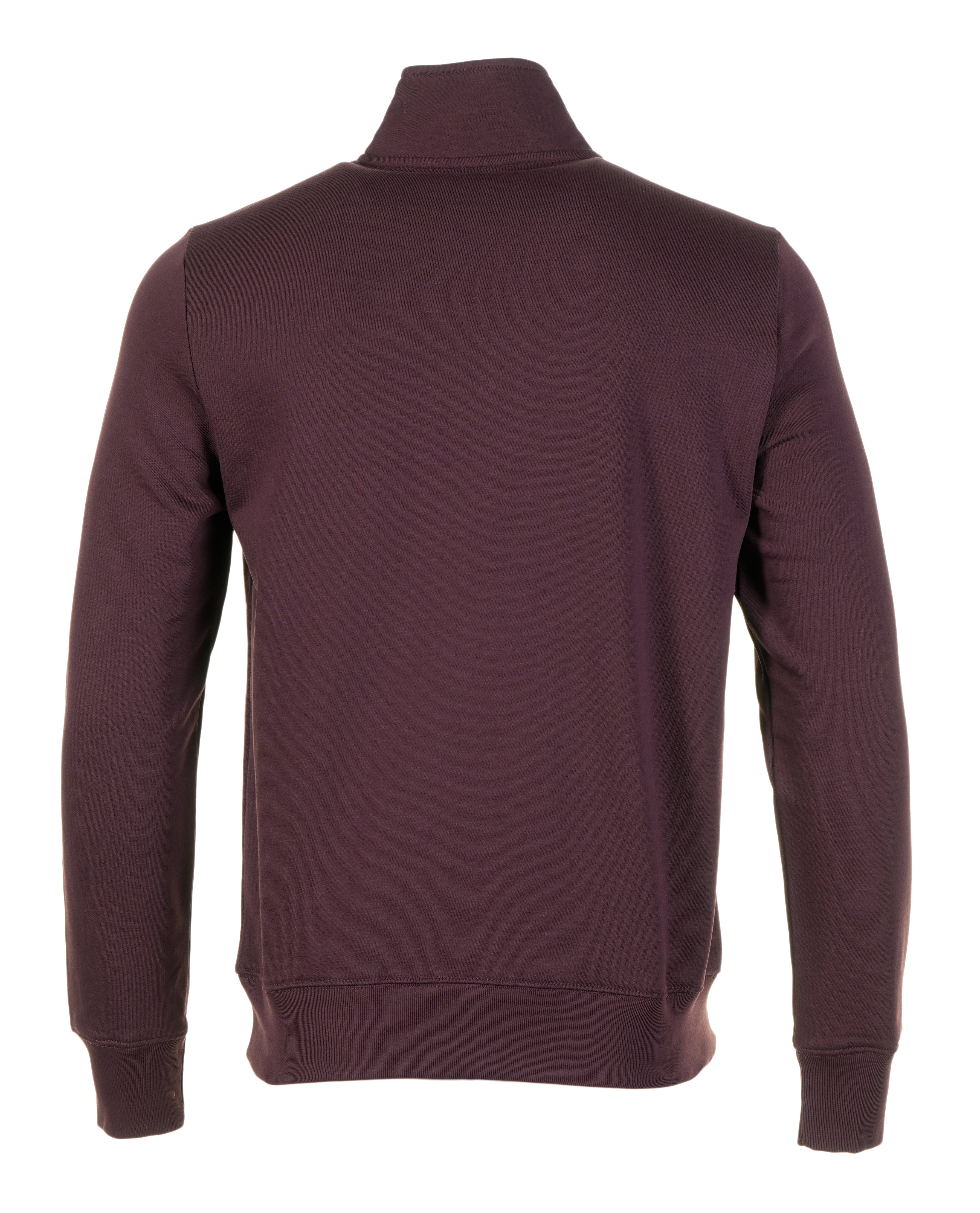Zebra Half Zip Sweatshirt Very Dark Red