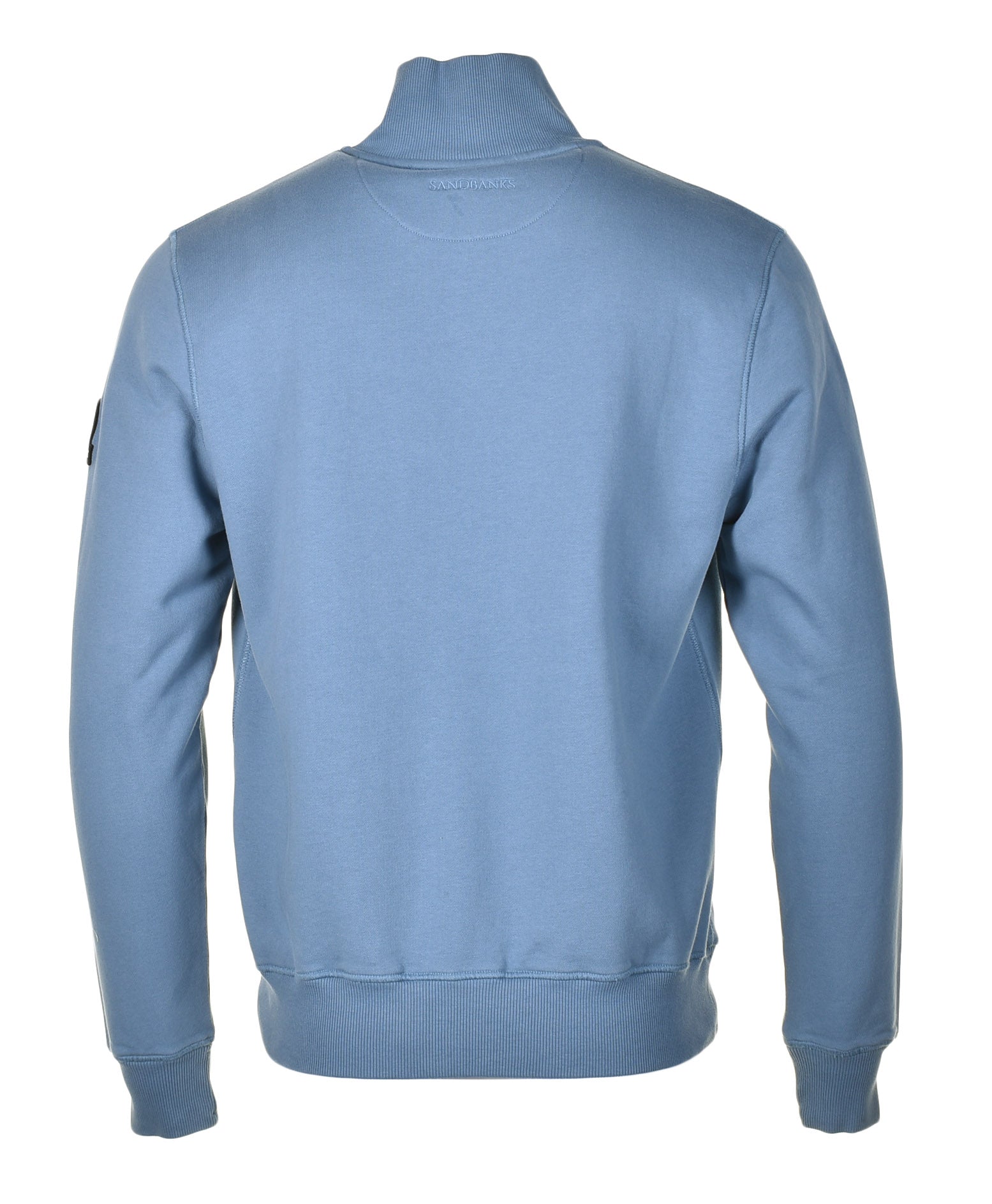 Sandbanks Quarter Zip Sweatshirt Teal