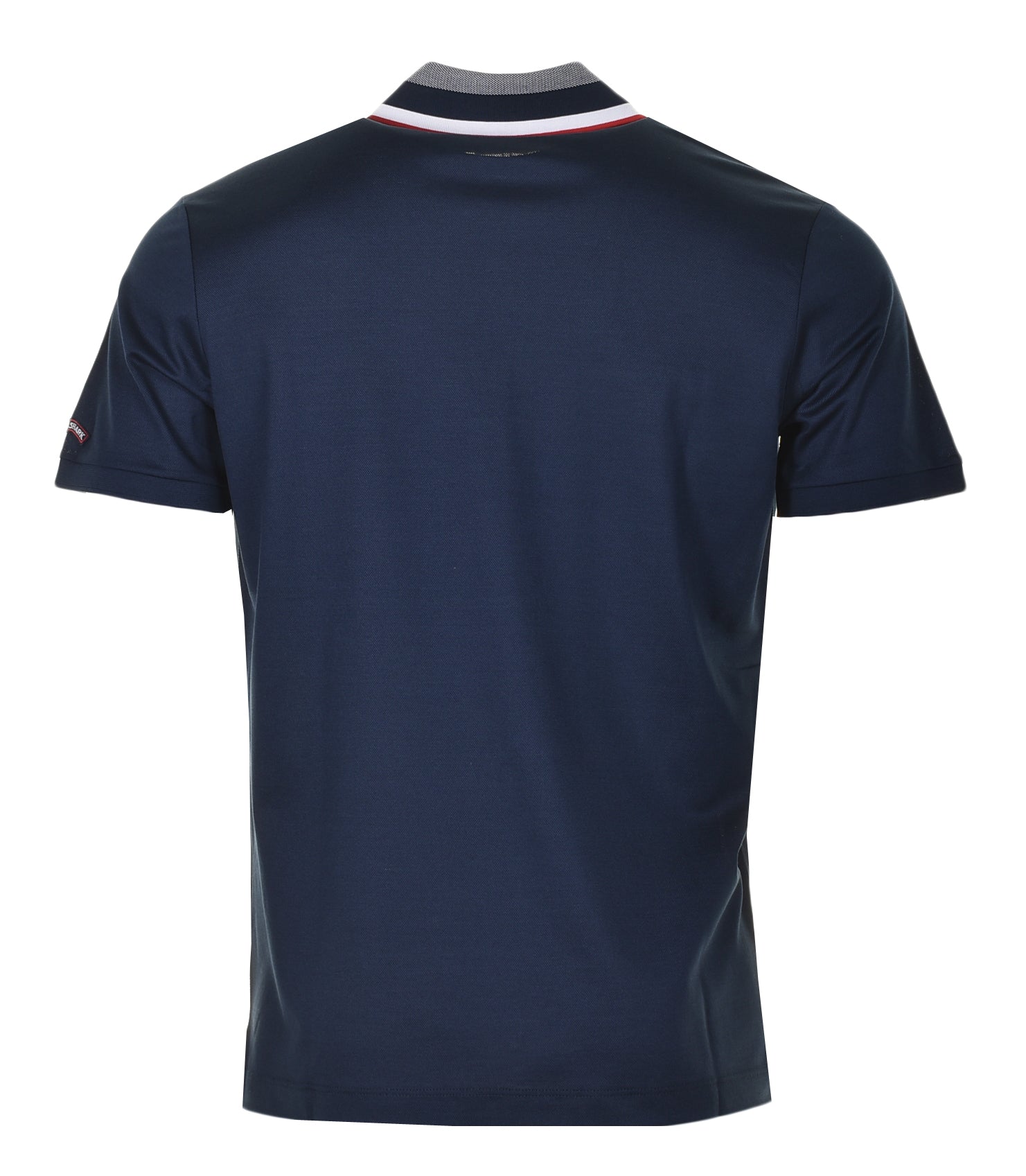 Short Sleeve Quarter Zip Polo Shirt Navy